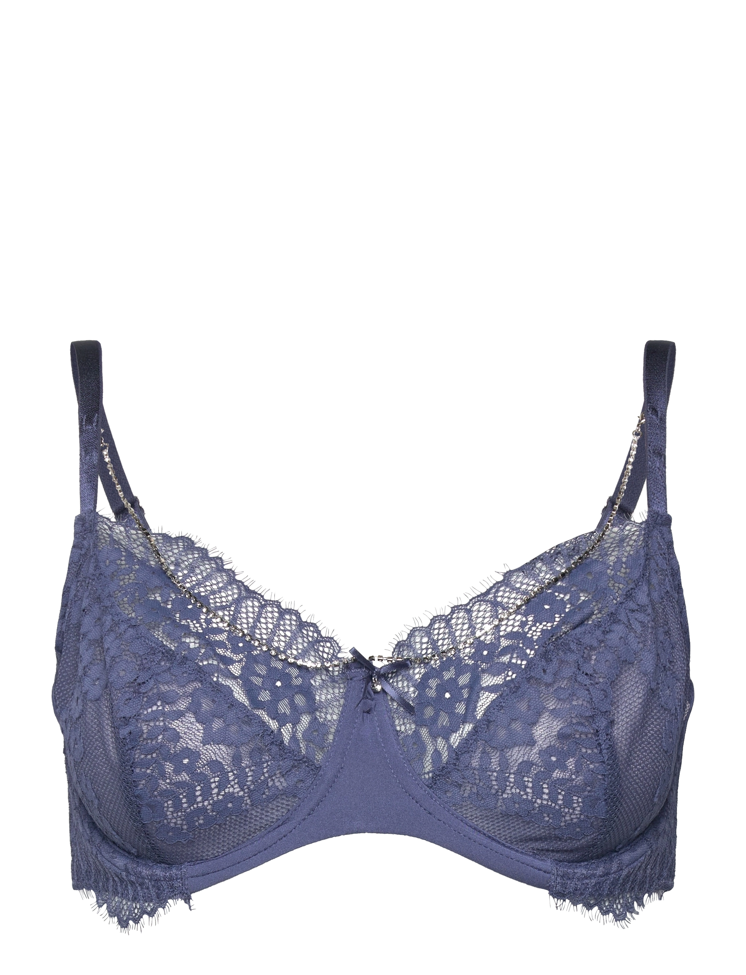 Hunkemöller Pearlene Non-Padded Underwired Bra - Festtøj - BLUE INDIGO / blue