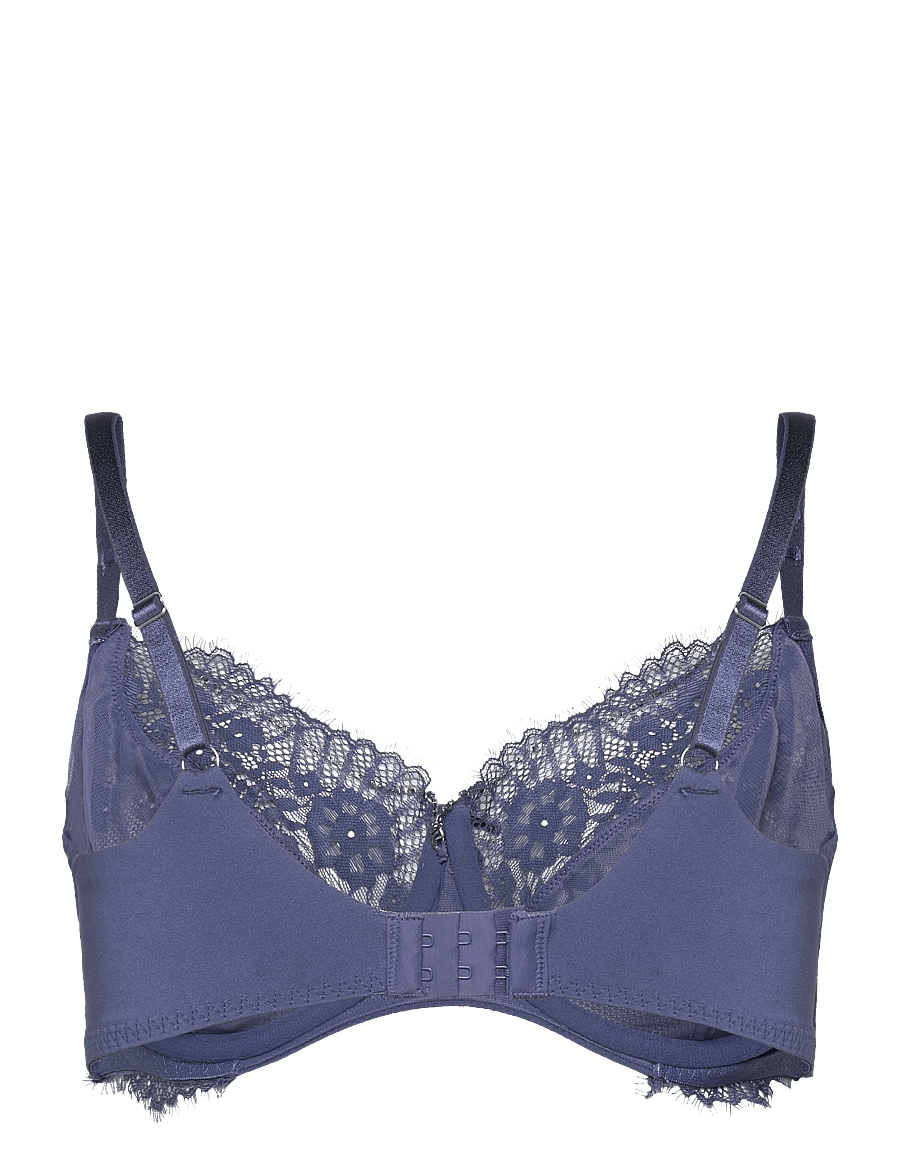 Hunkemöller - Pearlene Non-Padded Underwired Bra - speciella tillfällen - blue indigo - 2