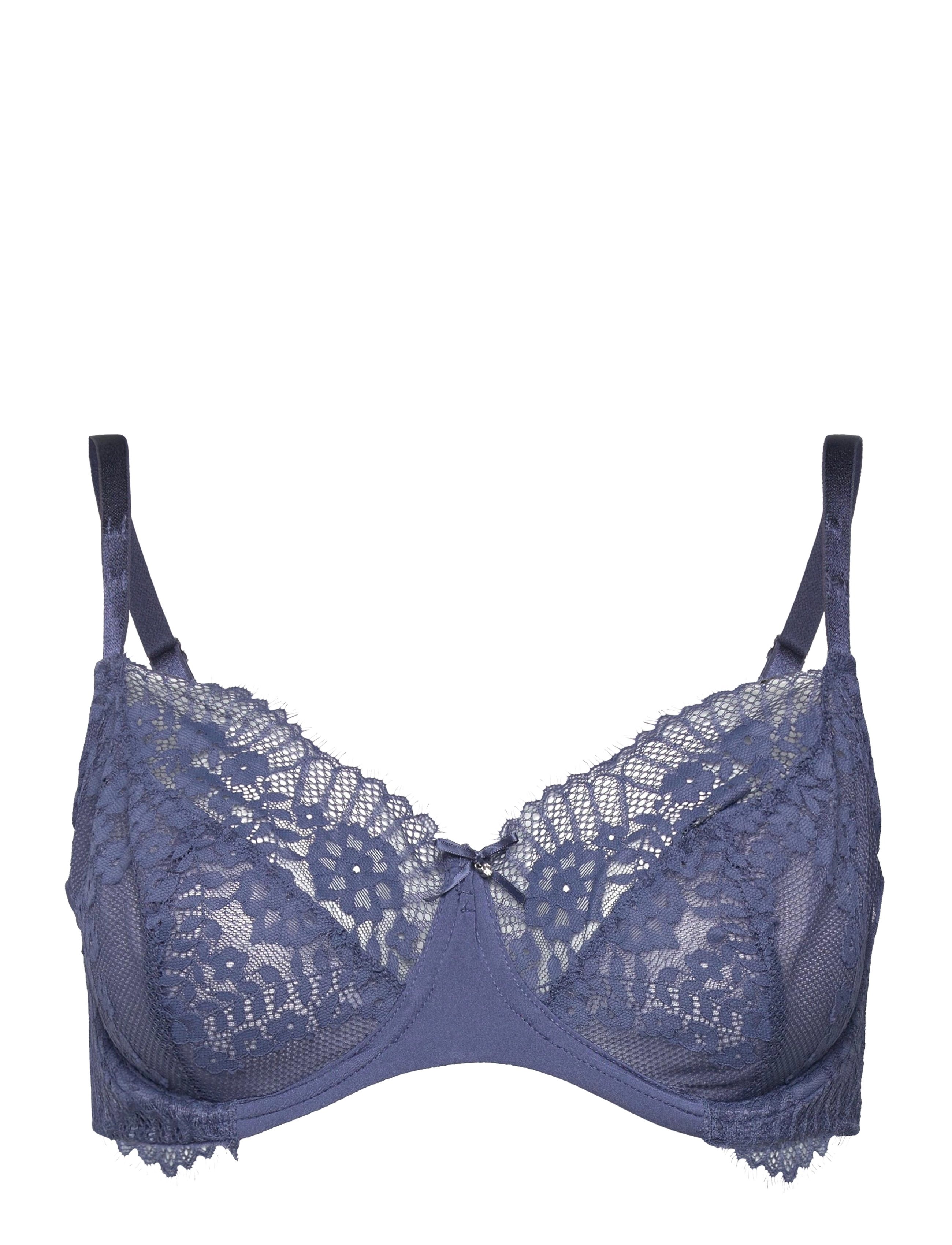 Hunkemöller - Pearlene Non-Padded Underwired Bra - speciella tillfällen - blue indigo - 3