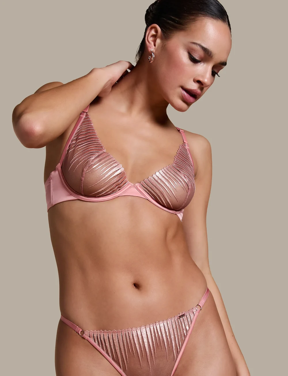 Hunkemöller - ALICE UP - traadiga rinnahoidjad - rosette - 0