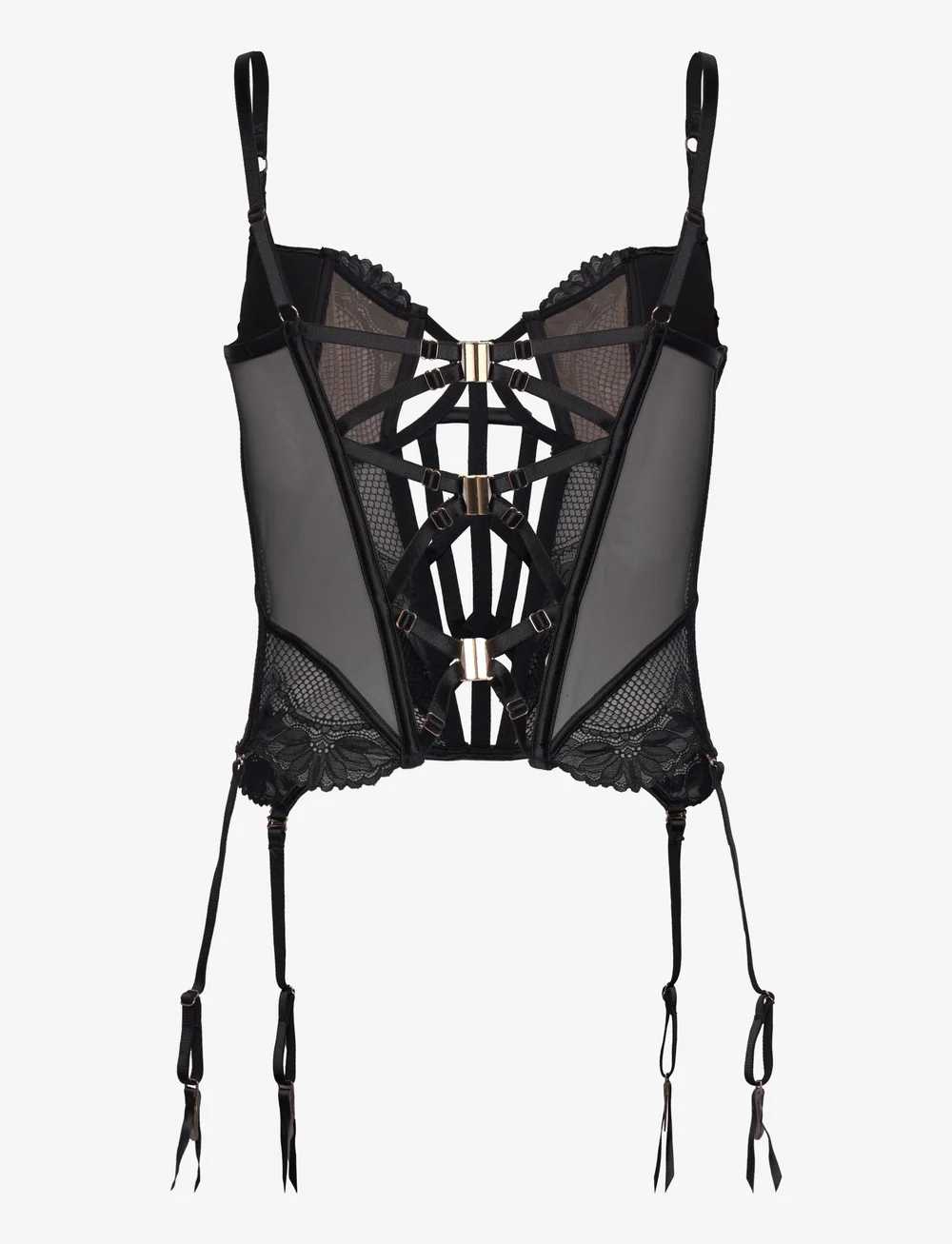 Black and white bustier sales