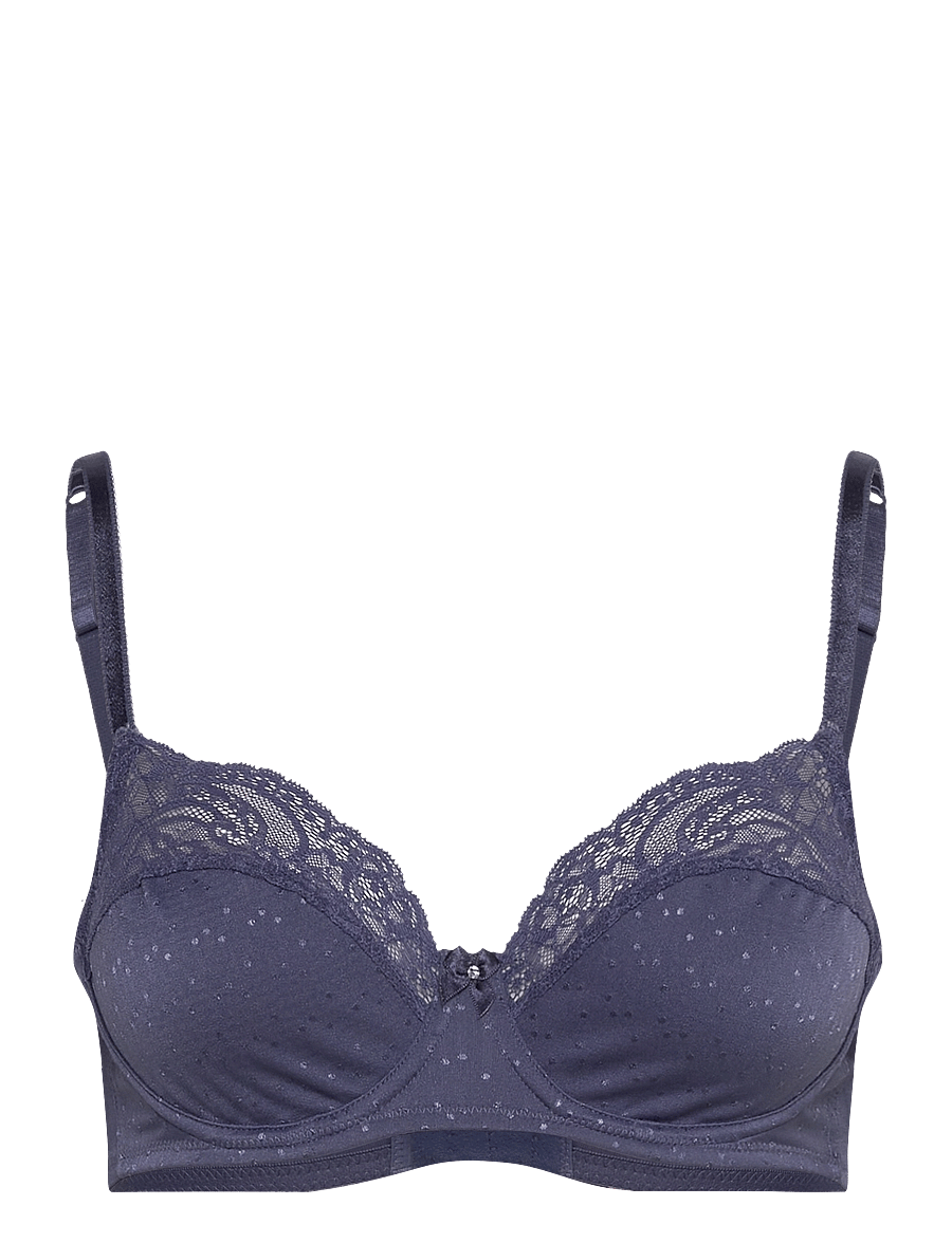 Hunkemöller - Sophie Non-Padded Underwired Bra - krūšturi ar stīpiņām - blue indigo - 1