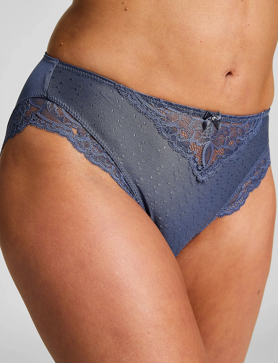Hunkemöller - Sophie Non-Padded Underwired Bra - krūšturi ar stīpiņām - blue indigo - 3