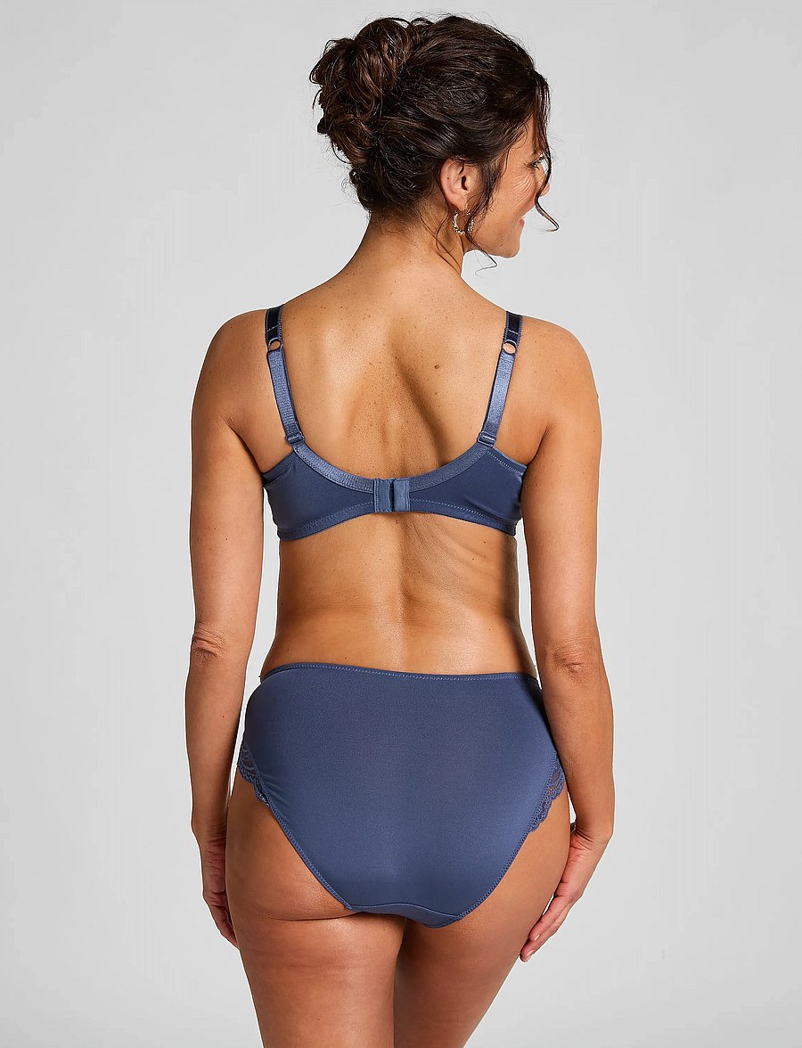 Hunkemöller - Sophie Non-Padded Underwired Bra - krūšturi ar stīpiņām - blue indigo - 5