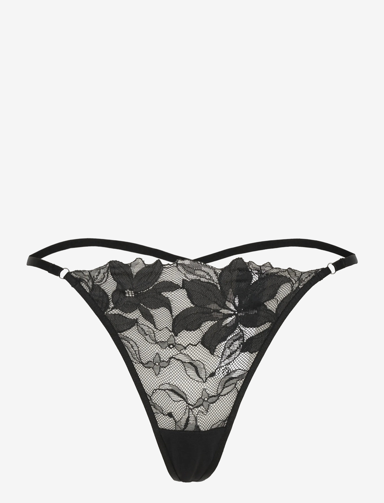 Hunkemöller - INGRID HL STRING T - caviar - 0
