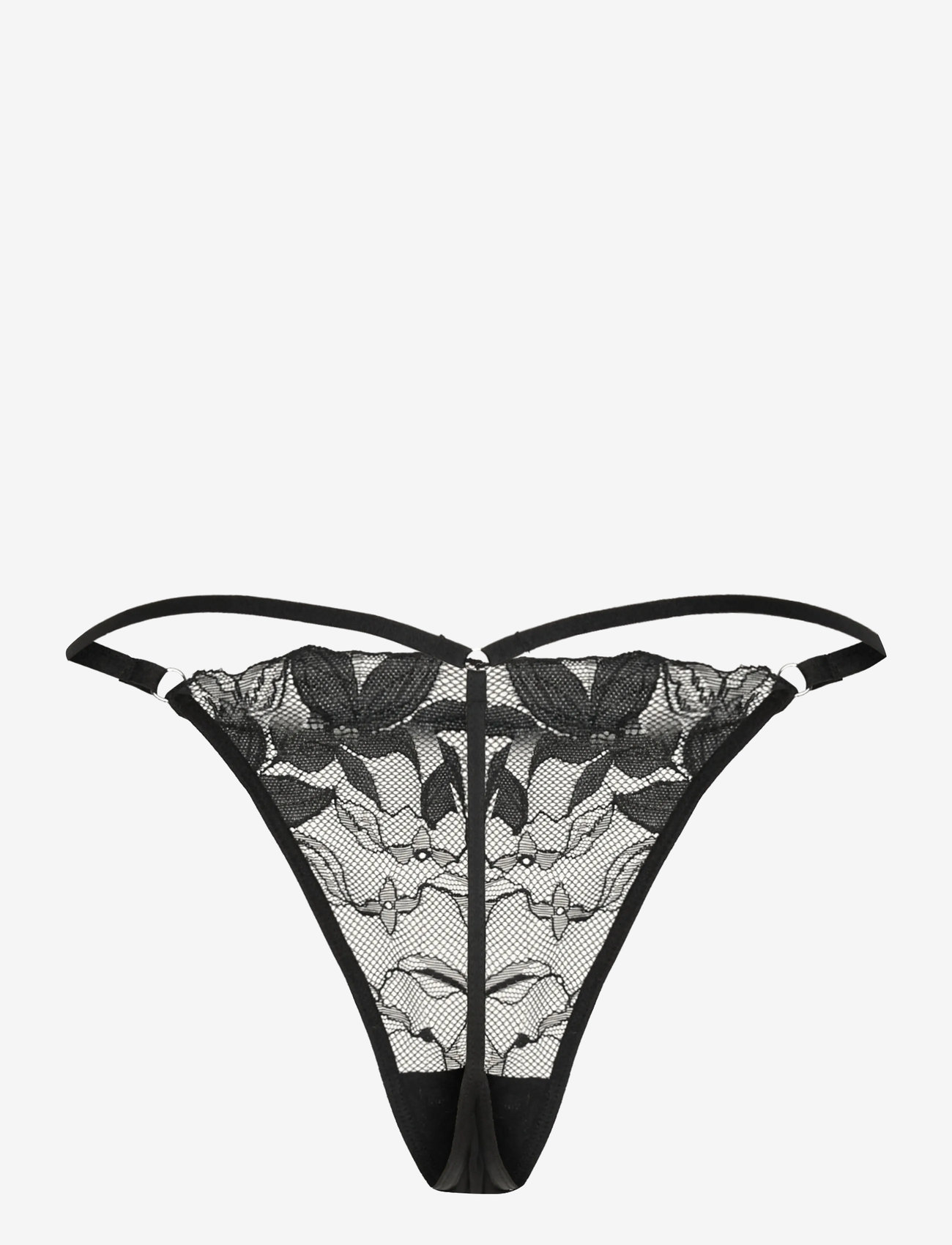 Hunkemöller - INGRID HL STRING T - caviar - 1