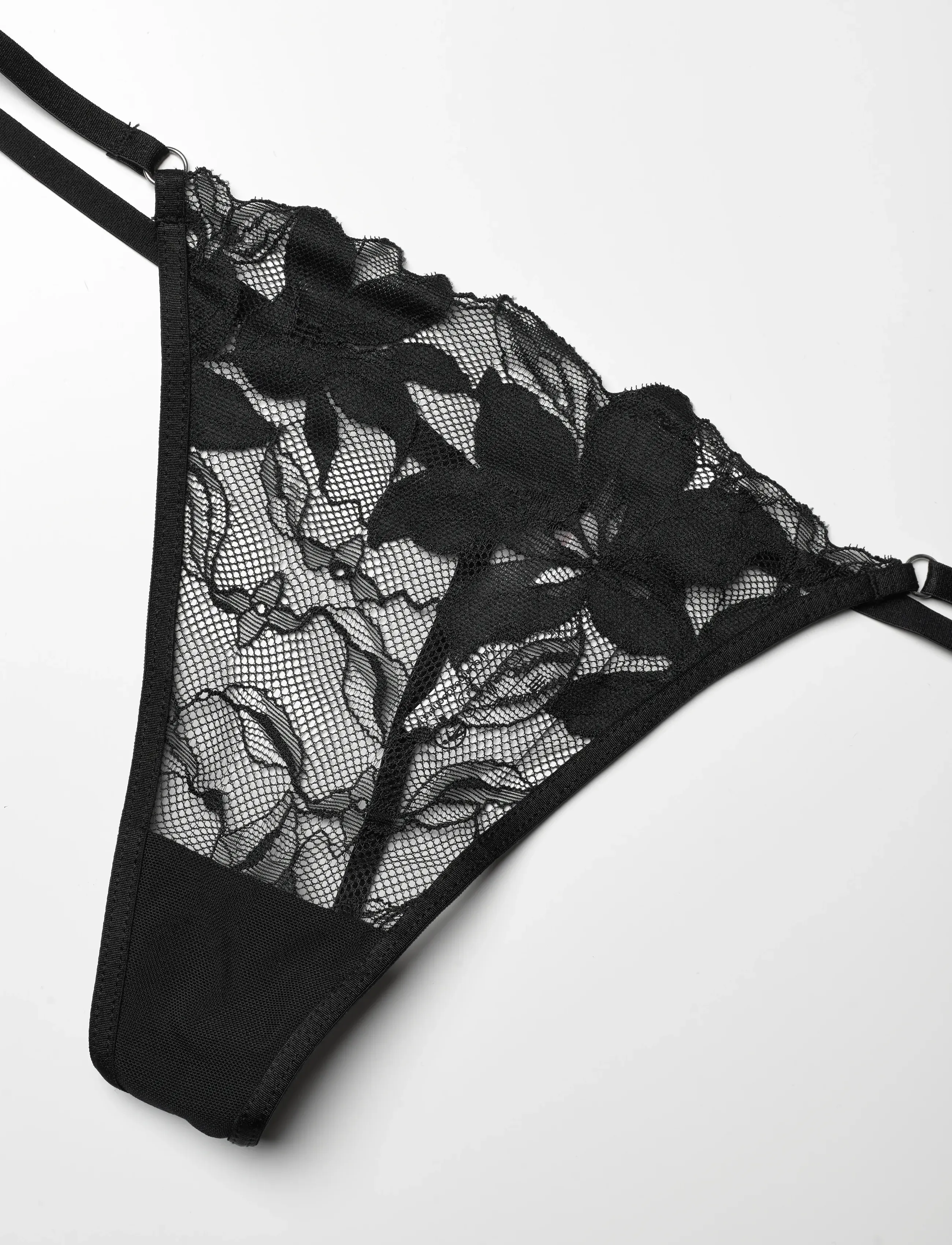 Hunkemöller - INGRID HL STRING T - caviar - 2