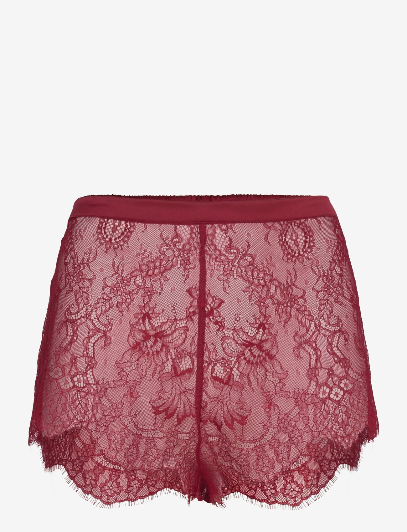 Hunkemöller - Delphine Lace Shorts - shorts - pomegranate - 1