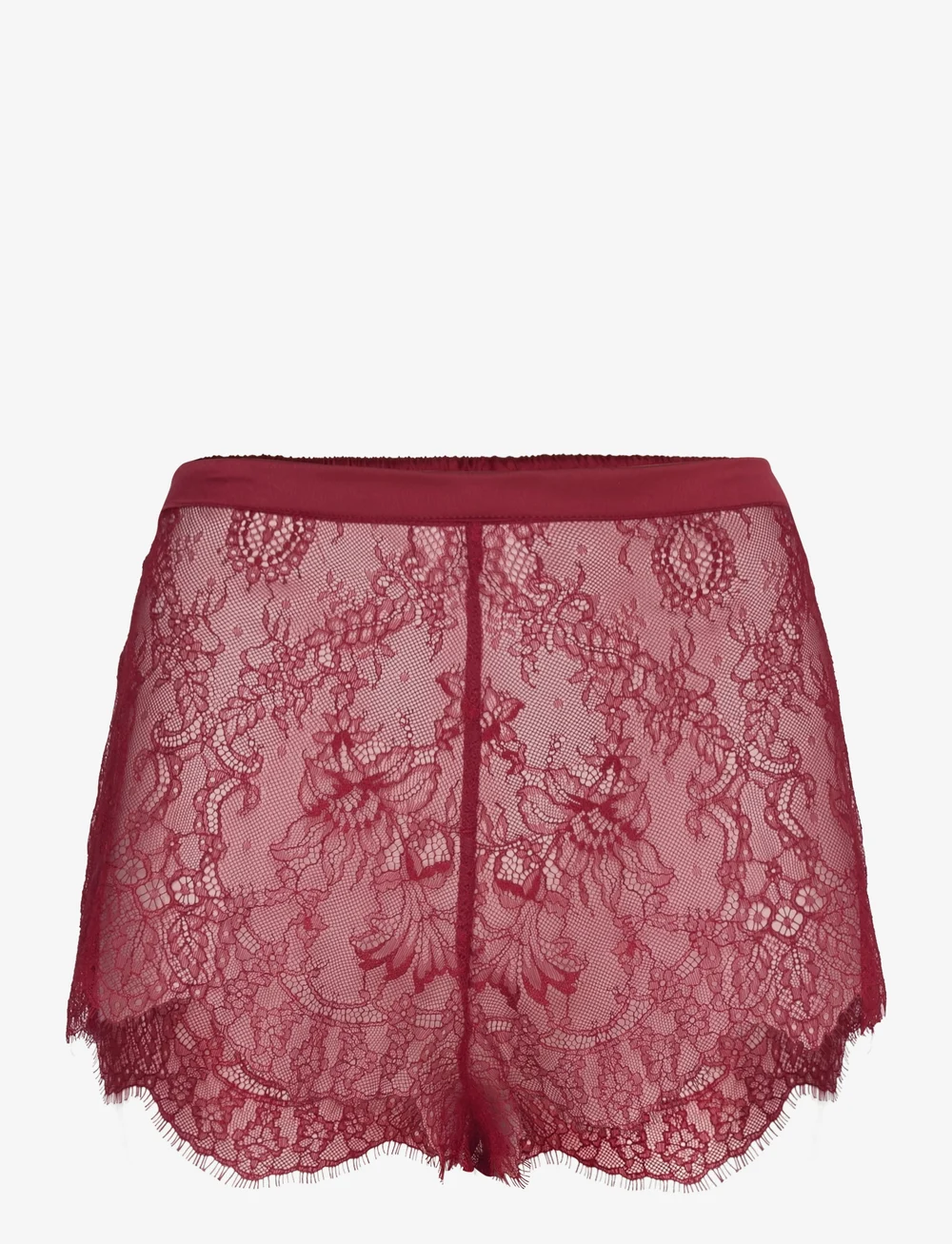 Hunkemöller - Delphine Lace Shorts - pyjamasshorts - pomegranate - 1