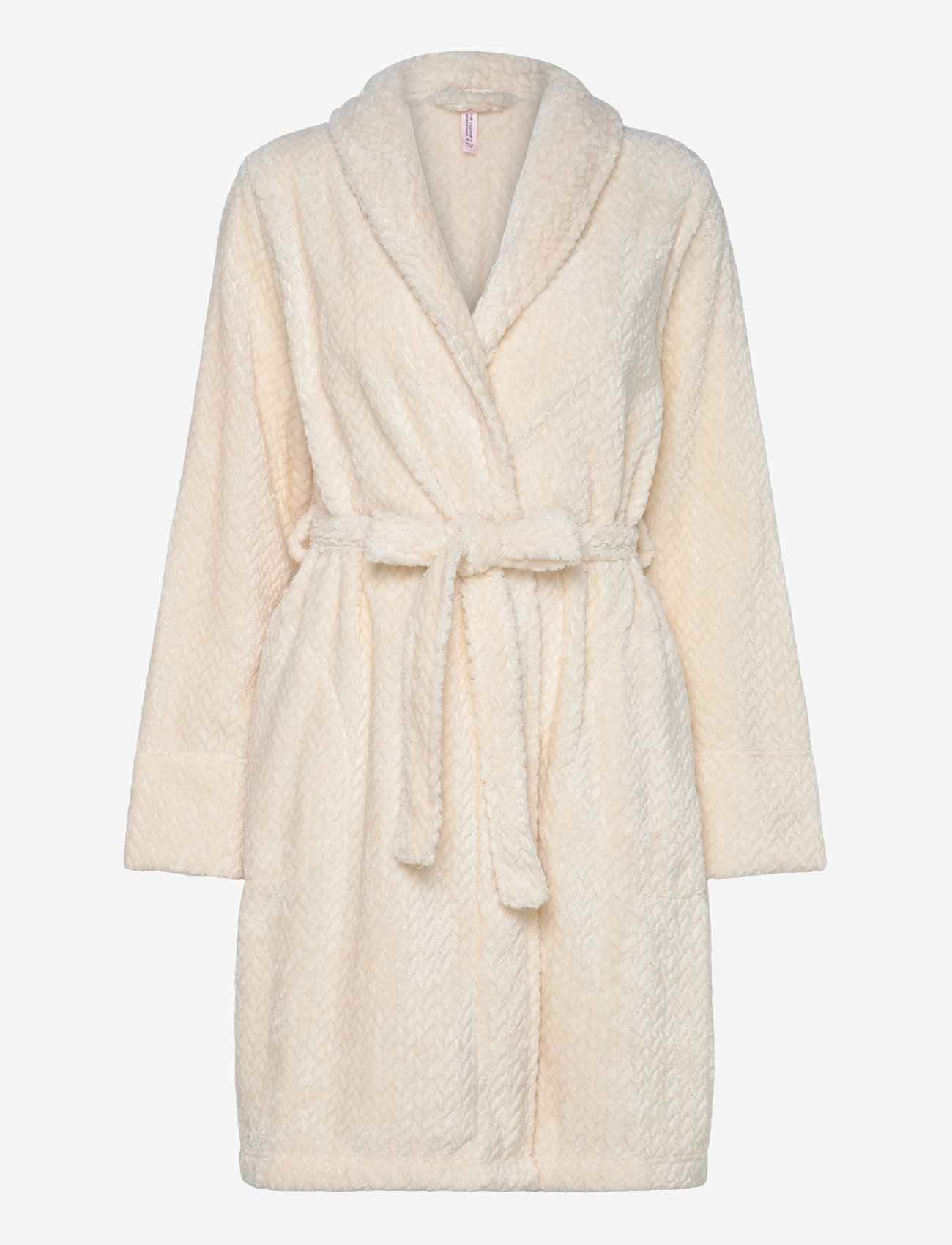 Hunkemöller - Fleece Bathrobe - white swan - 1