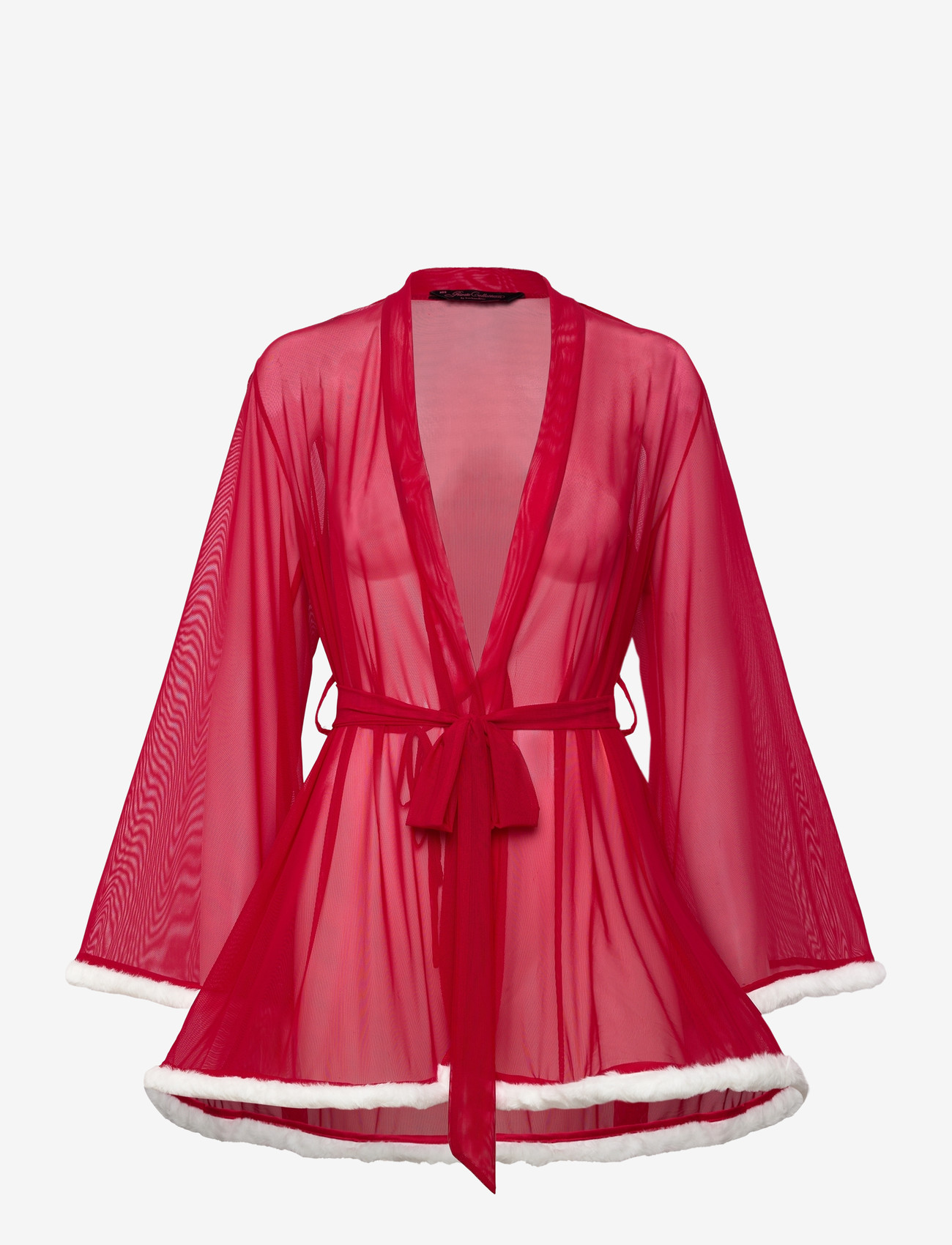 Hunkemöller - KIMONO MESH SANTA - kimonos - tango red - 1