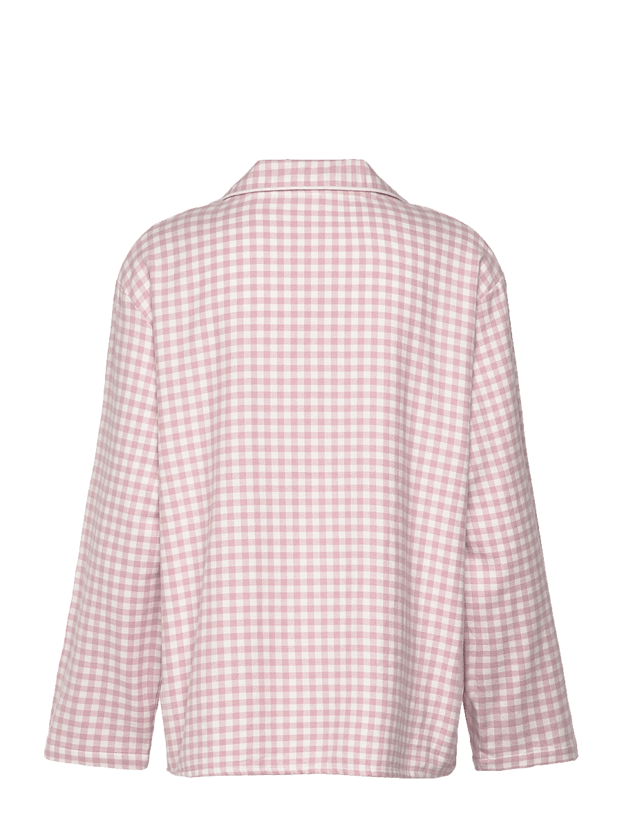 Hunkemöller - JACKET LS CHECK ESSENTIALS - oberteile - violet ice - 2