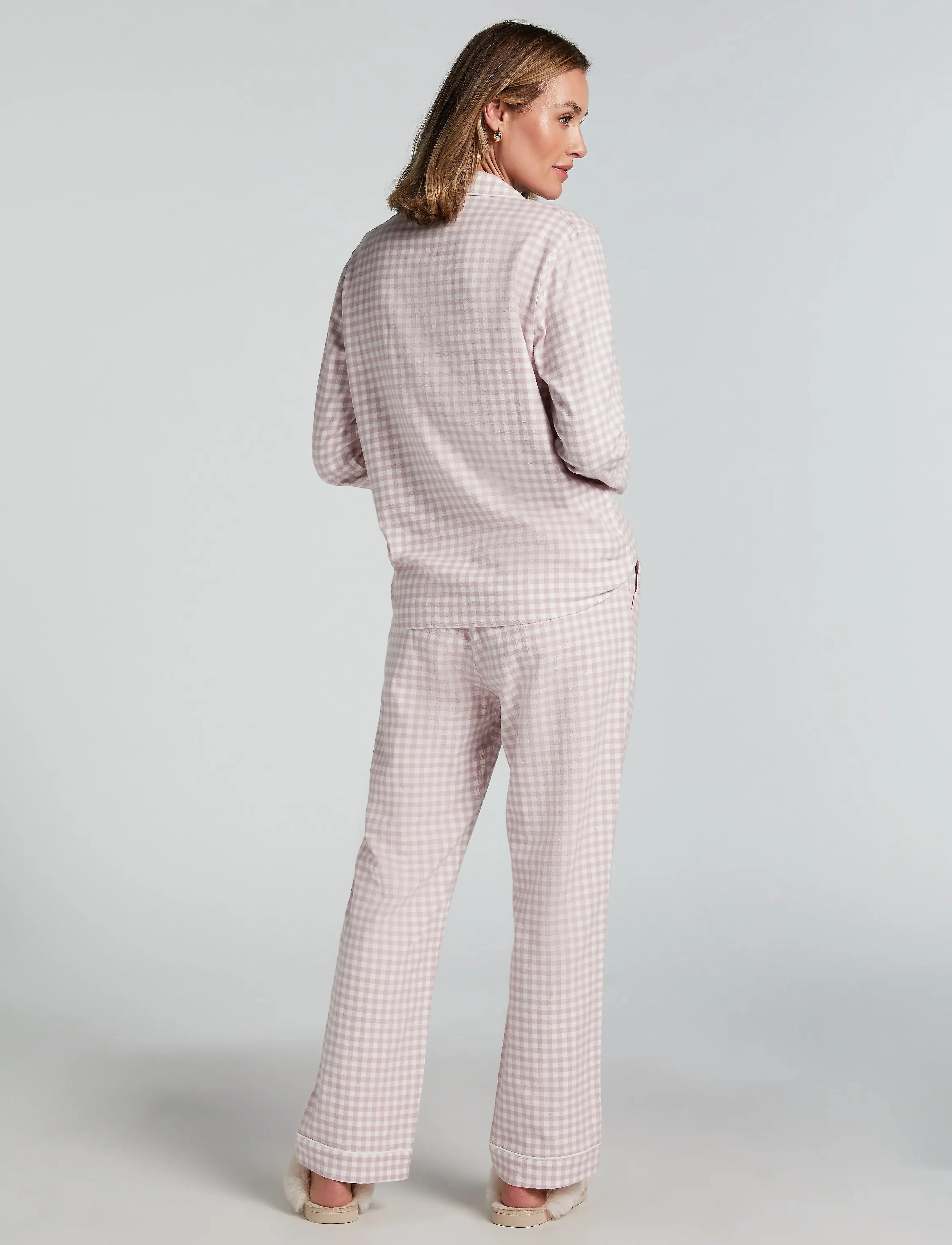 Hunkemöller - JACKET LS CHECK ESSENTIALS - die niedrigsten preise - violet ice - 5