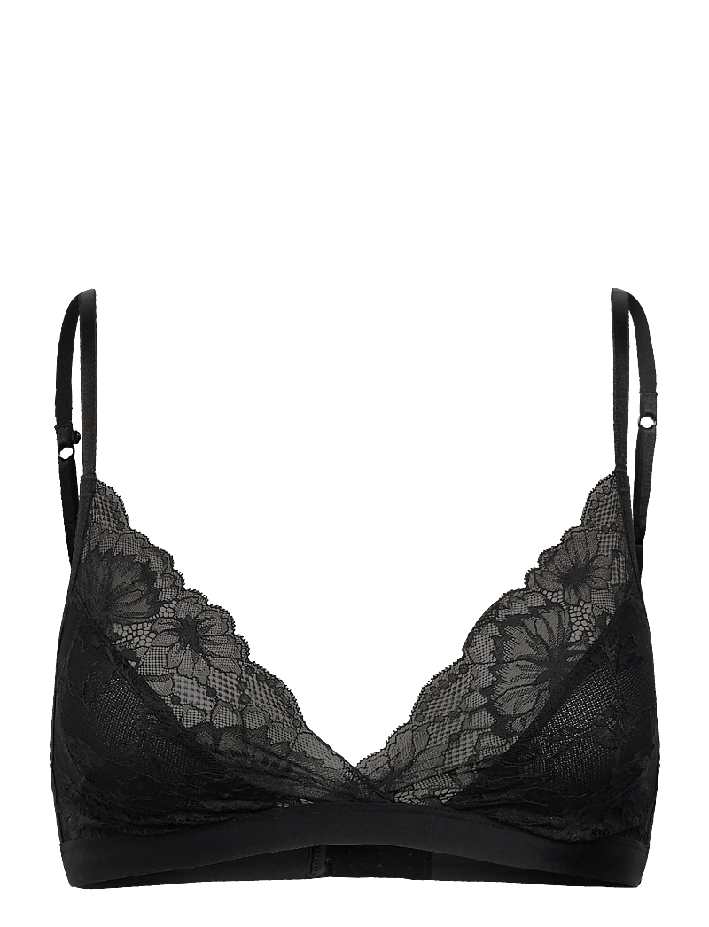 Hunkemöller - STORMI HIGH APEX BRALETTE - bralette - caviar - 0