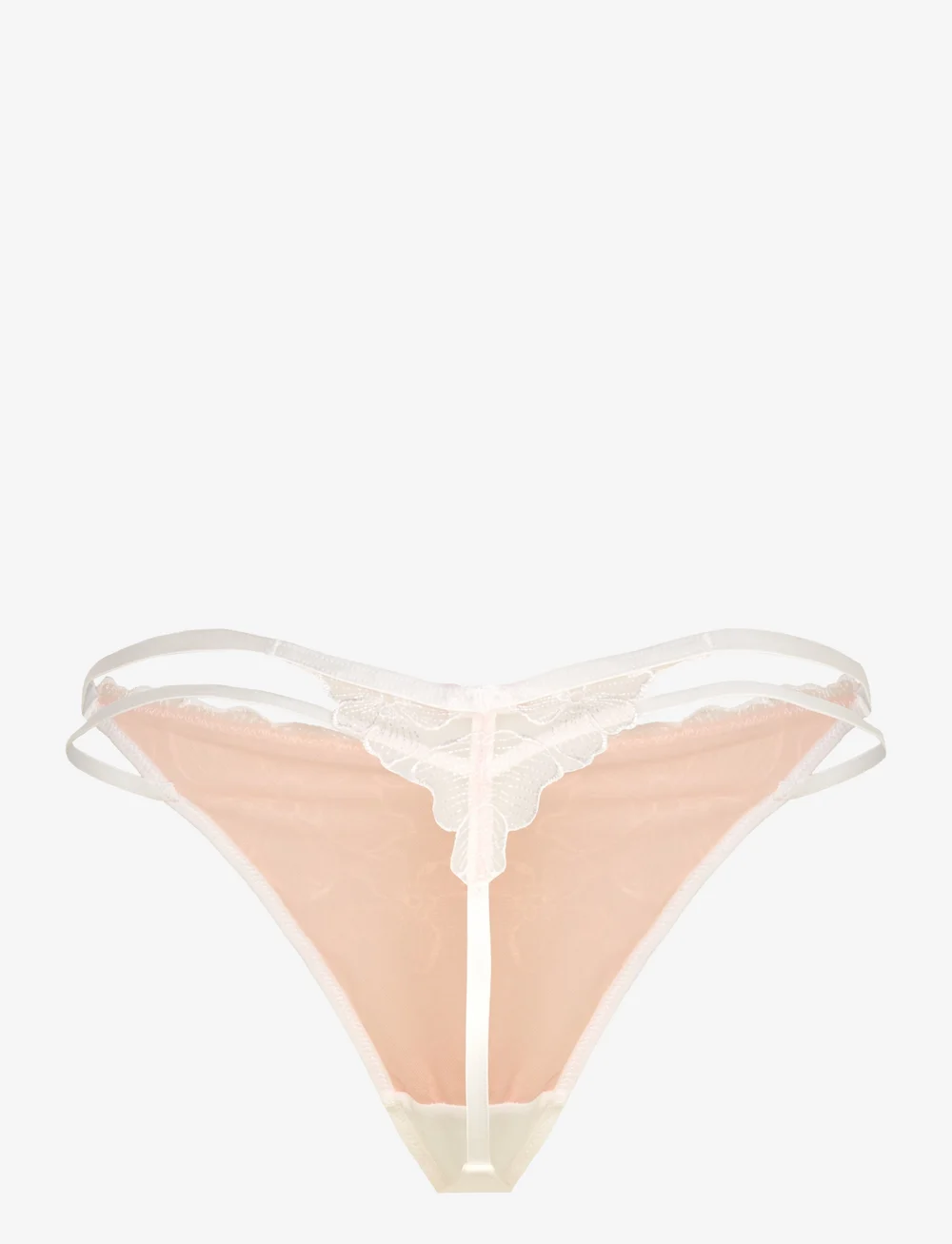 Hunkemöller - LAUREN HL STRING T - stringi - snow white - 2