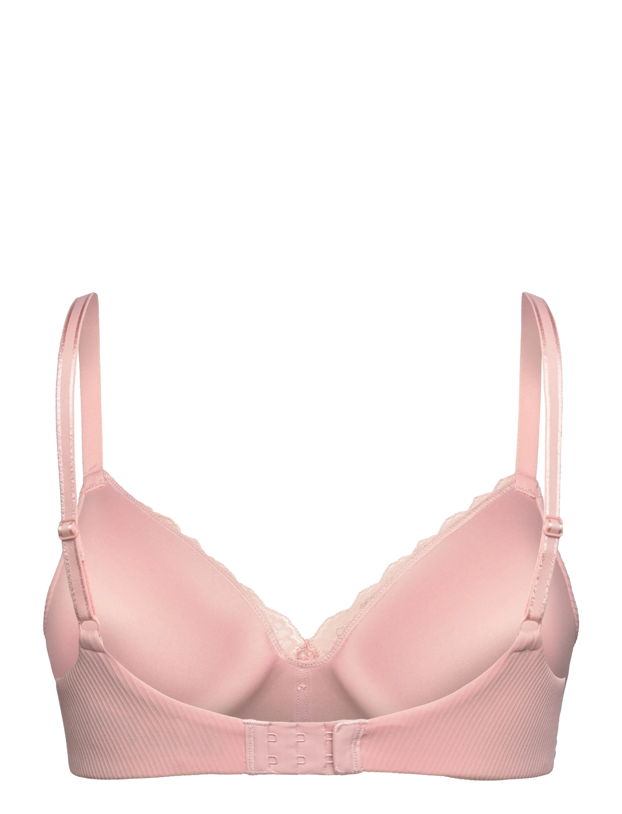 Hunkemöller - LOLA NON WIRED LOW DEMI PU - push up bh - silver pink - 1
