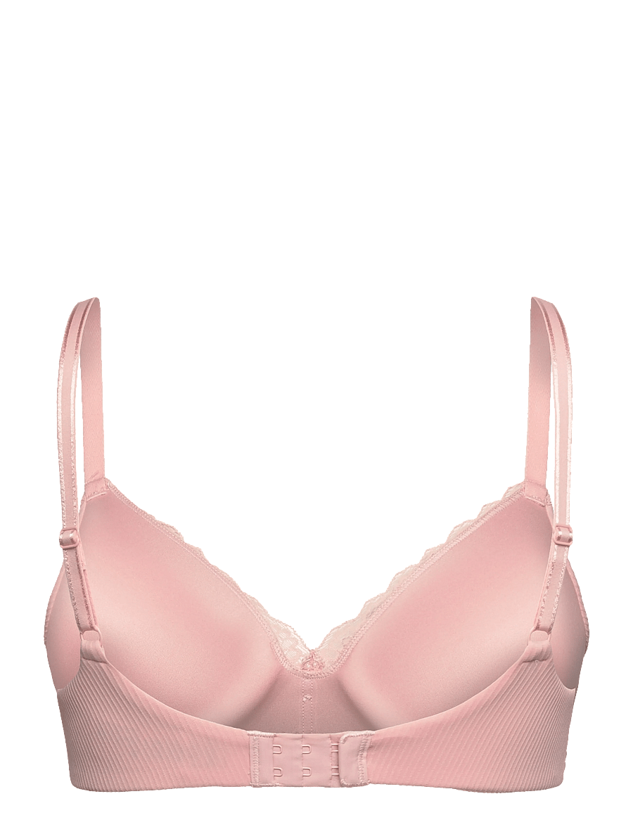 Hunkemöller - LOLA NON WIRED LOW DEMI PU - push up bh - silver pink - 1