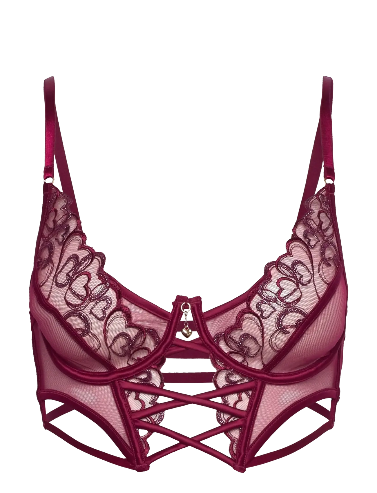 Hunkemöller - SCARLETT UD LL - beet red - 1