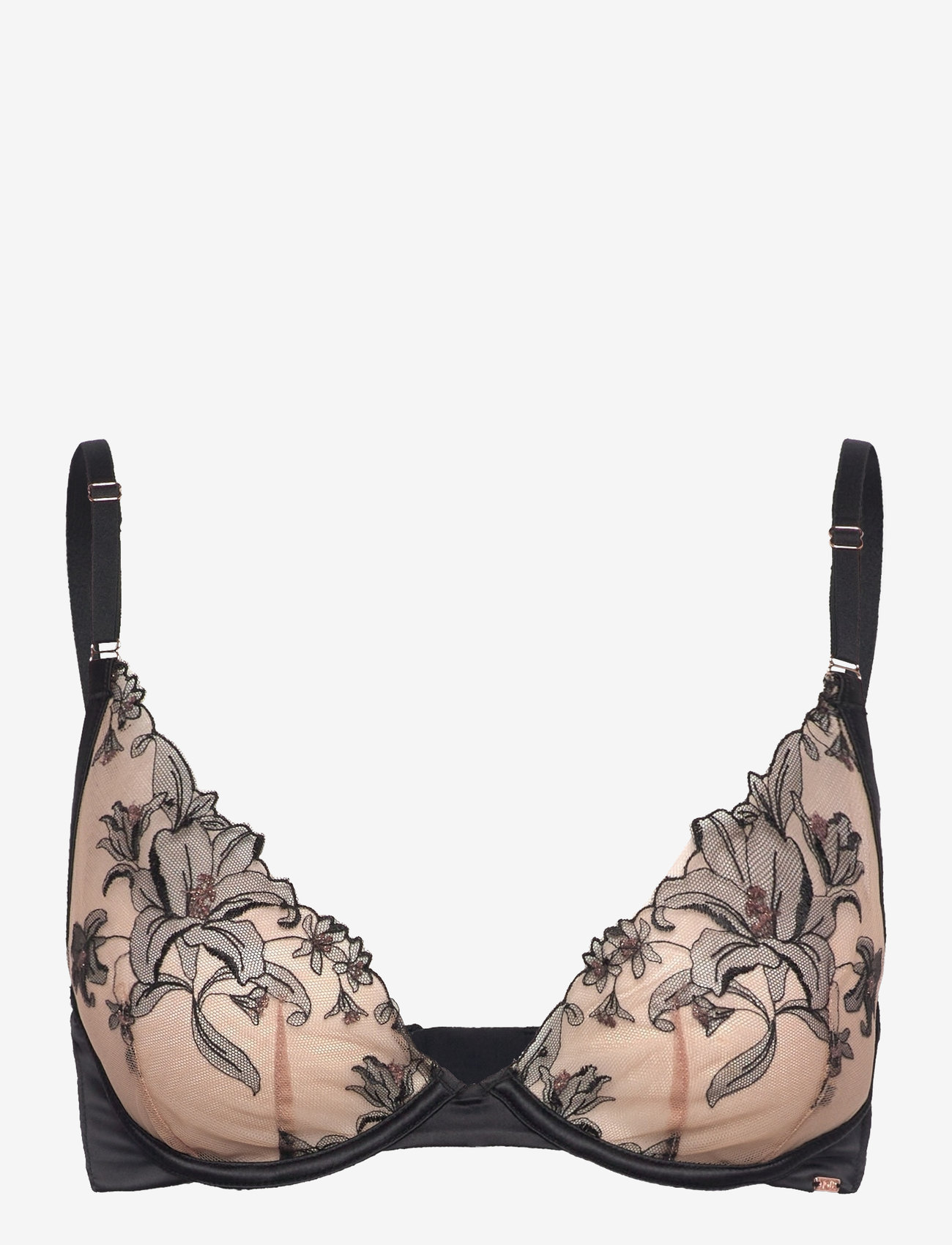 Hunkemöller - Anouk Non-Padded Underwired Bra - laveste priser - caviar - 0