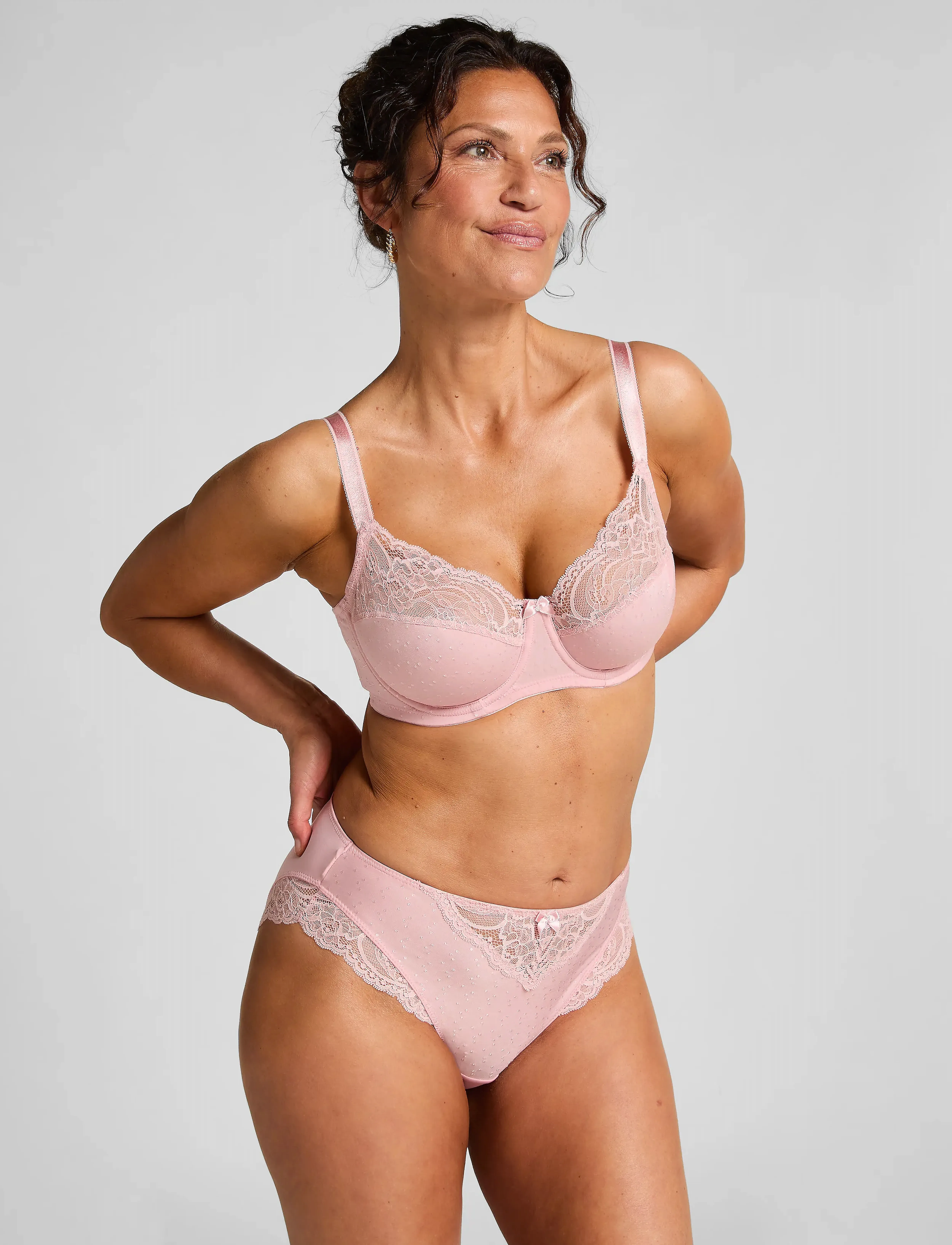 Hunkemöller - SOPHIE UF - kaarituelliset rintaliivit - silver pink - 4