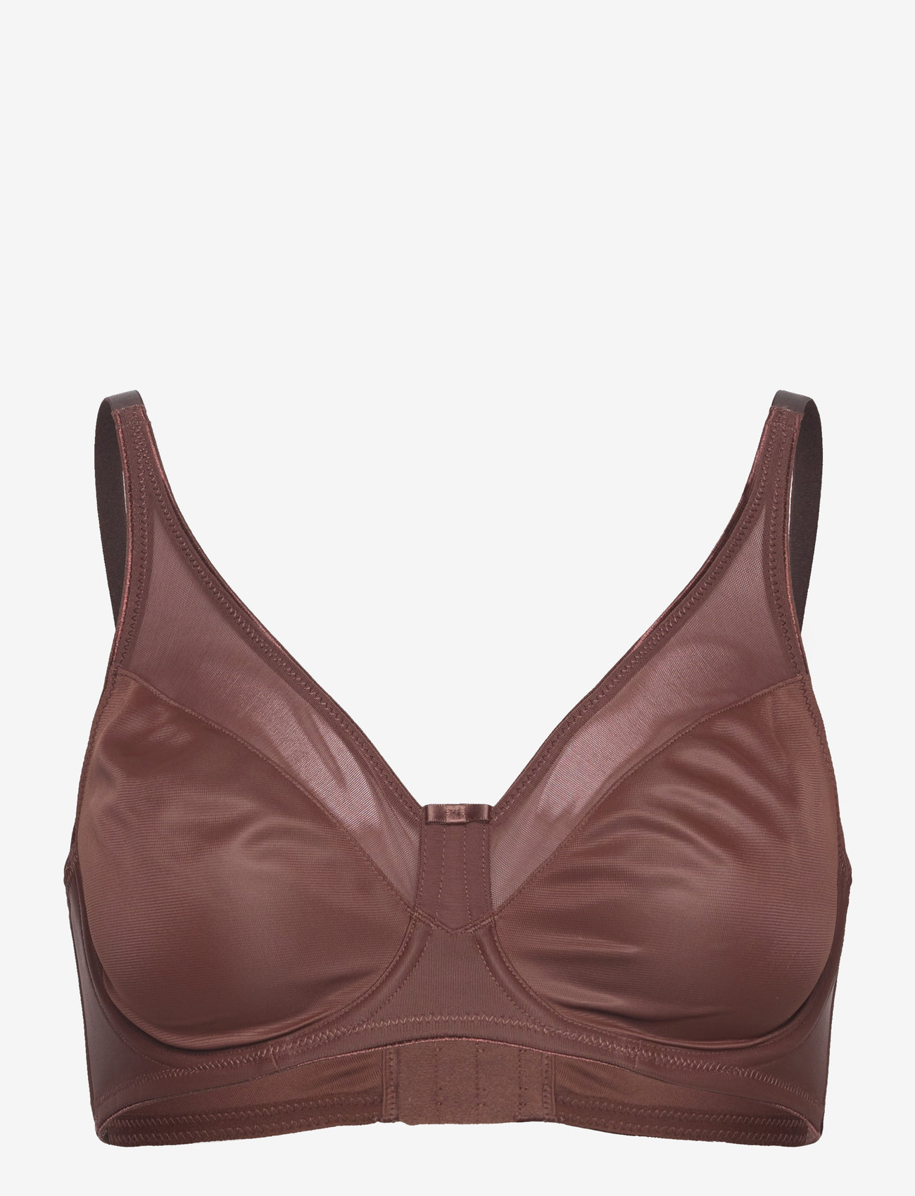 Hunkemöller - Nina Non-Padded Underwired Minimizer Bra - traadiga rinnahoidjad - chicory coffee - 1