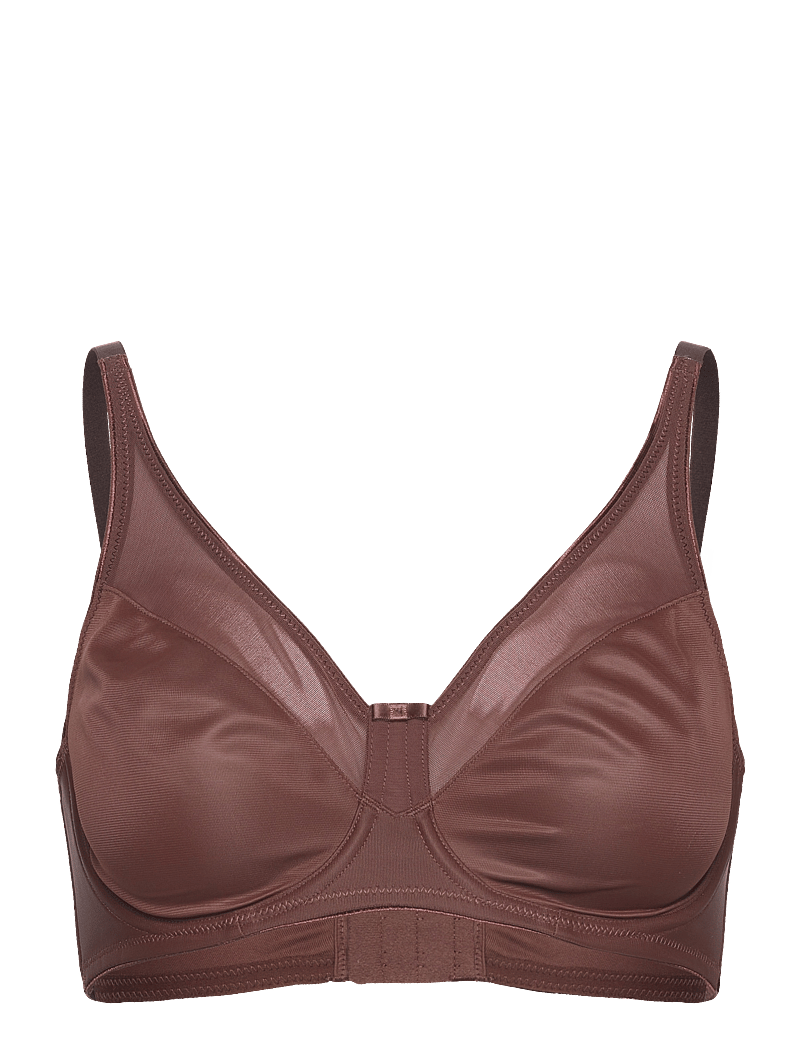 Hunkemöller - Nina Non-Padded Underwired Minimizer Bra - traadiga rinnahoidjad - chicory coffee - 1