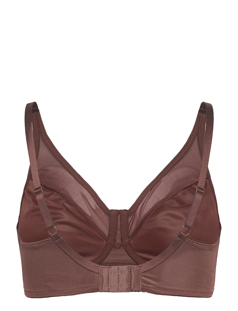 Hunkemöller - Nina Non-Padded Underwired Minimizer Bra - traadiga rinnahoidjad - chicory coffee - 2