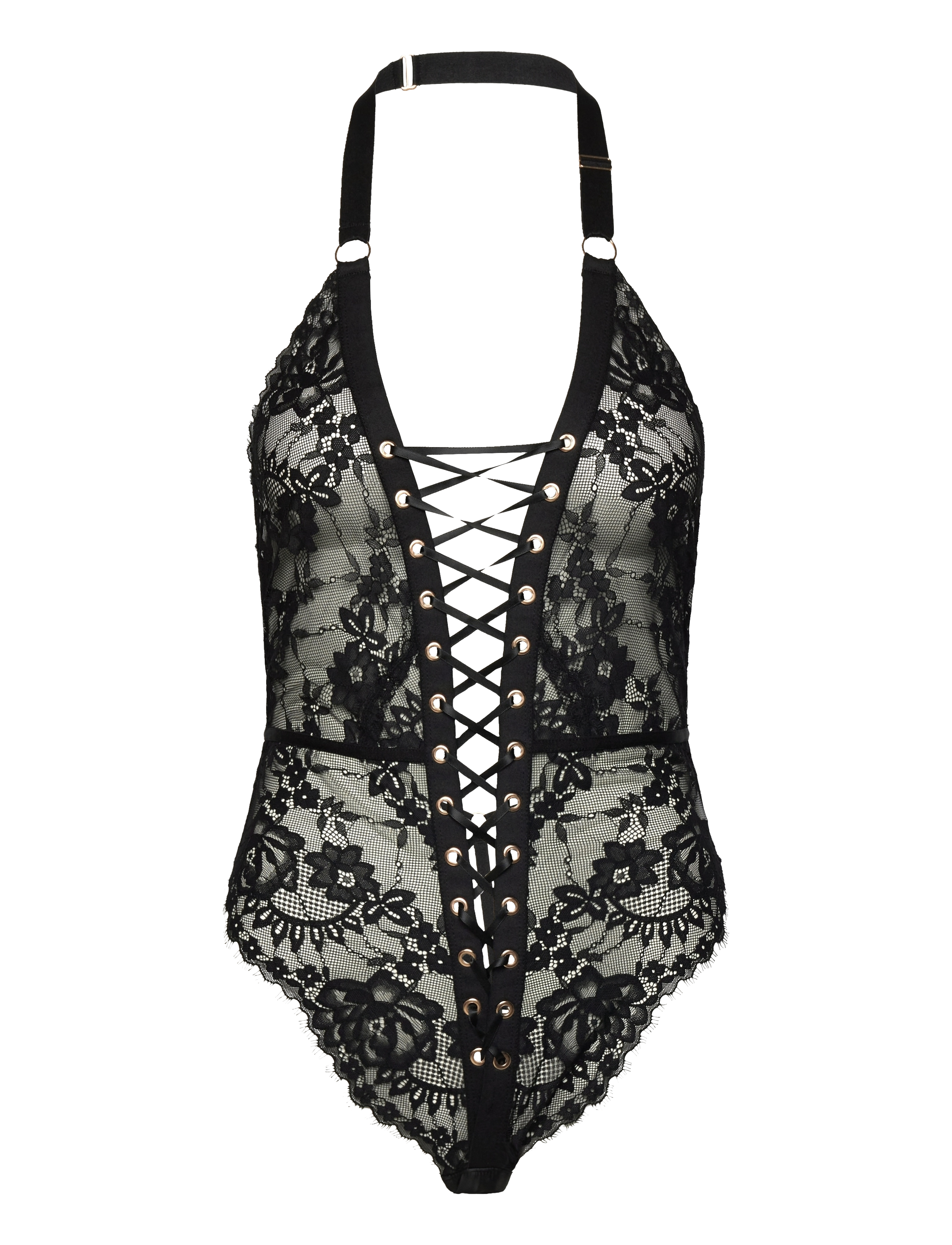 Hunkemöller - TAYLOR HL BODY - caviar - 1