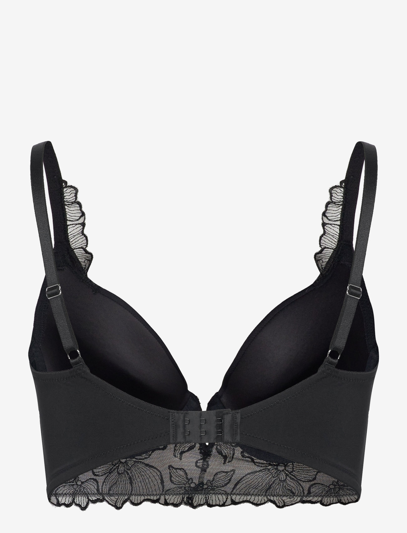 Hunkemöller - Jemima Padded Underwired Longline Push-Up Bra - caviar - 1