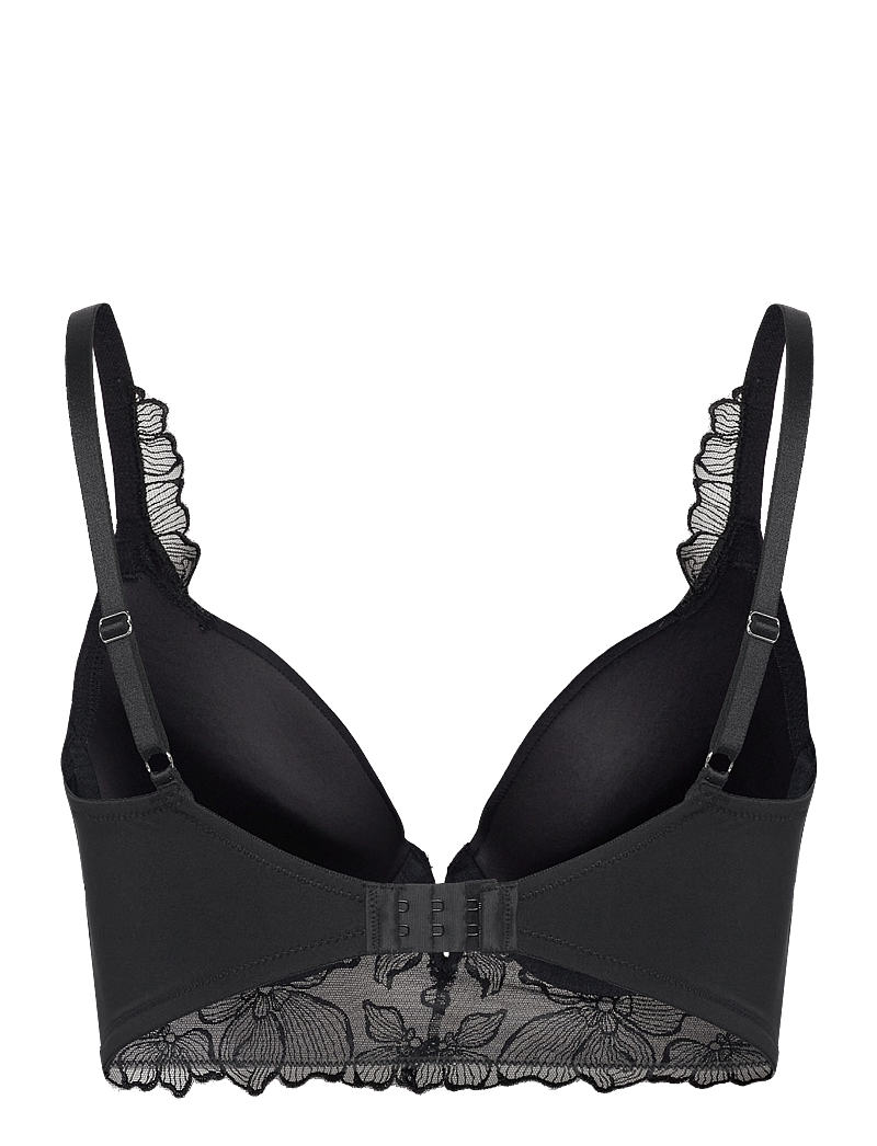 Hunkemöller - Jemima Padded Underwired Longline Push-Up Bra - geschenke unter chf 50 - caviar - 1
