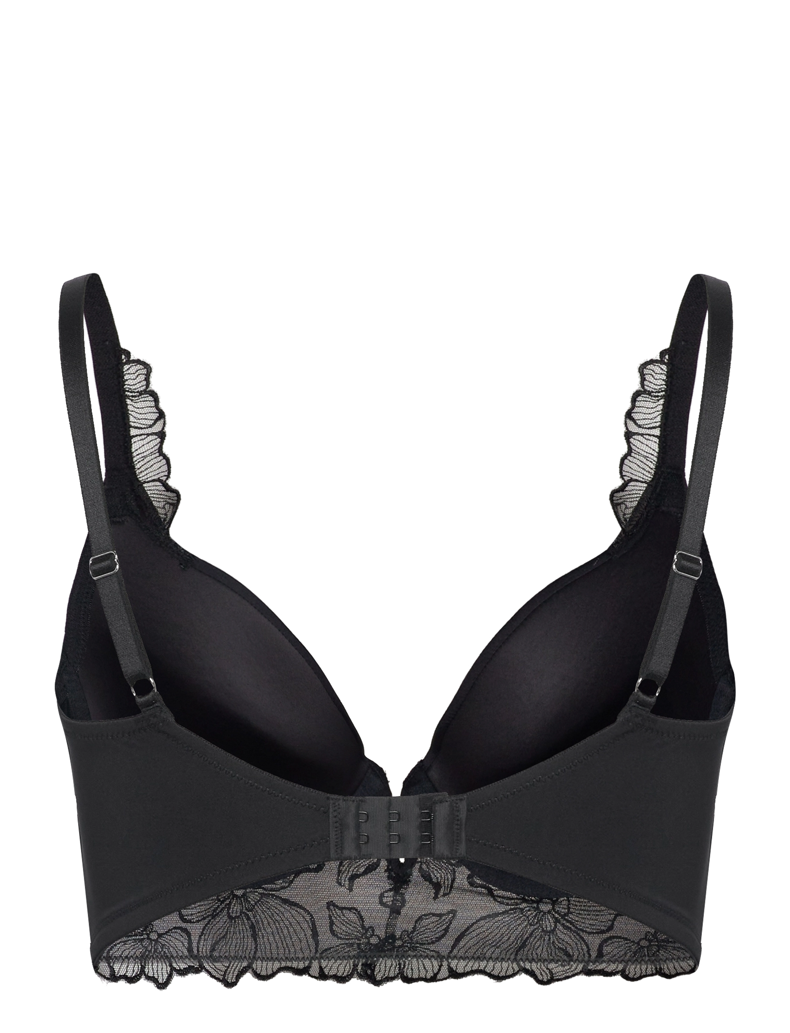 Hunkemöller - Jemima Padded Underwired Longline Push-Up Bra - caviar - 2