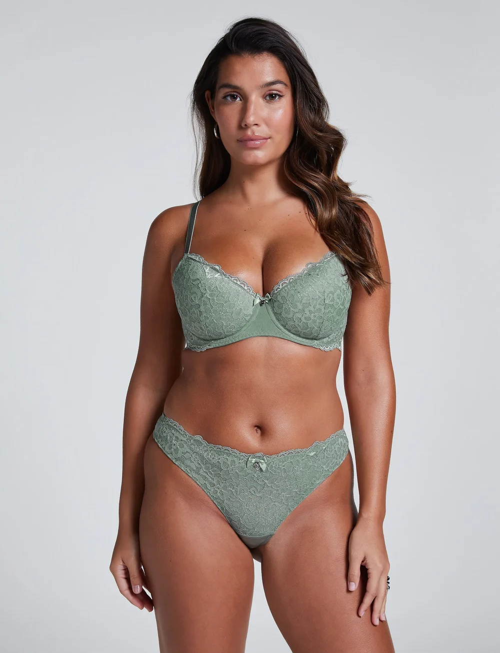 Hunkemöller - Marine Thong - stringtrusser - iceberg green - 0