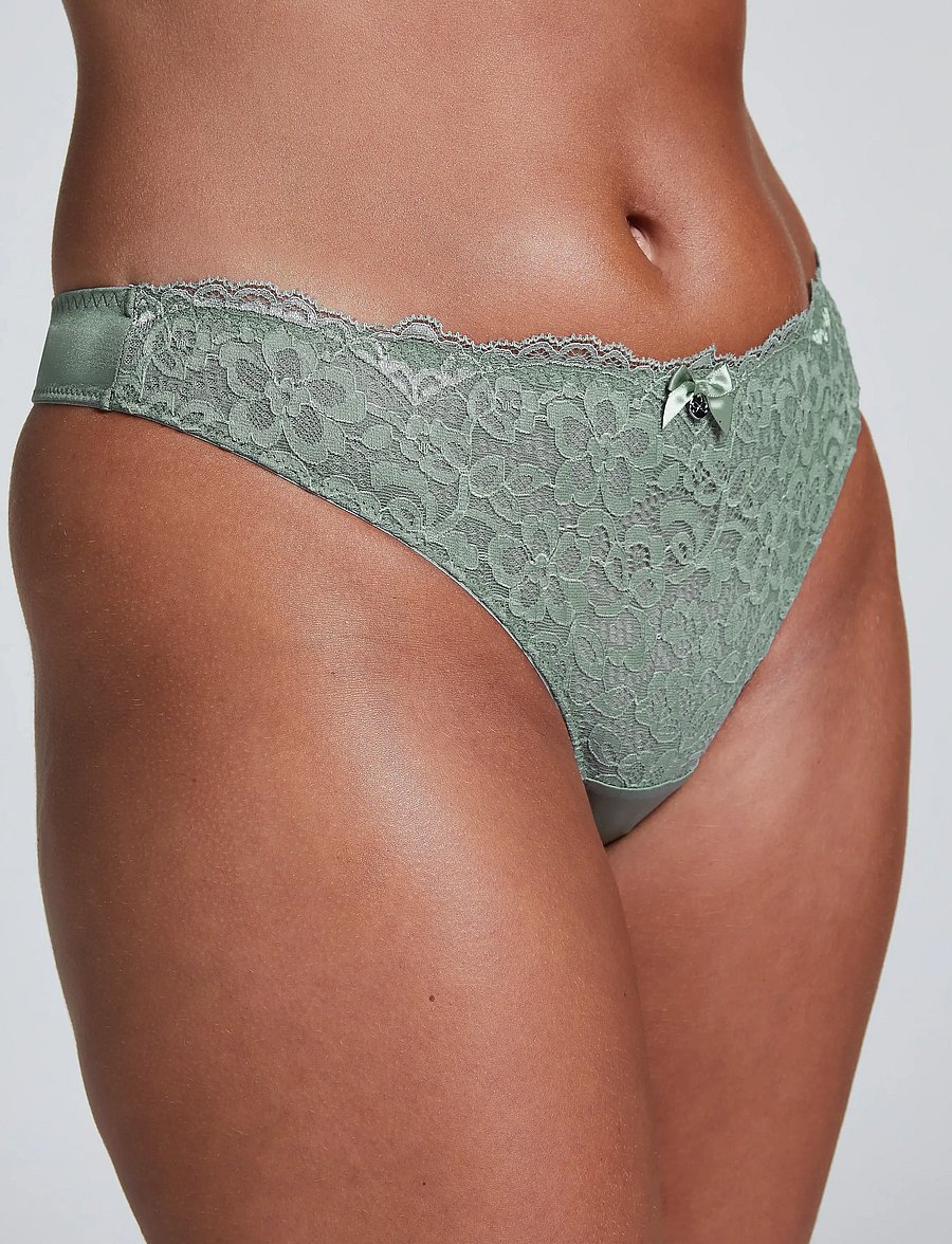 Hunkemöller - Marine Thong - stringid - iceberg green - 3