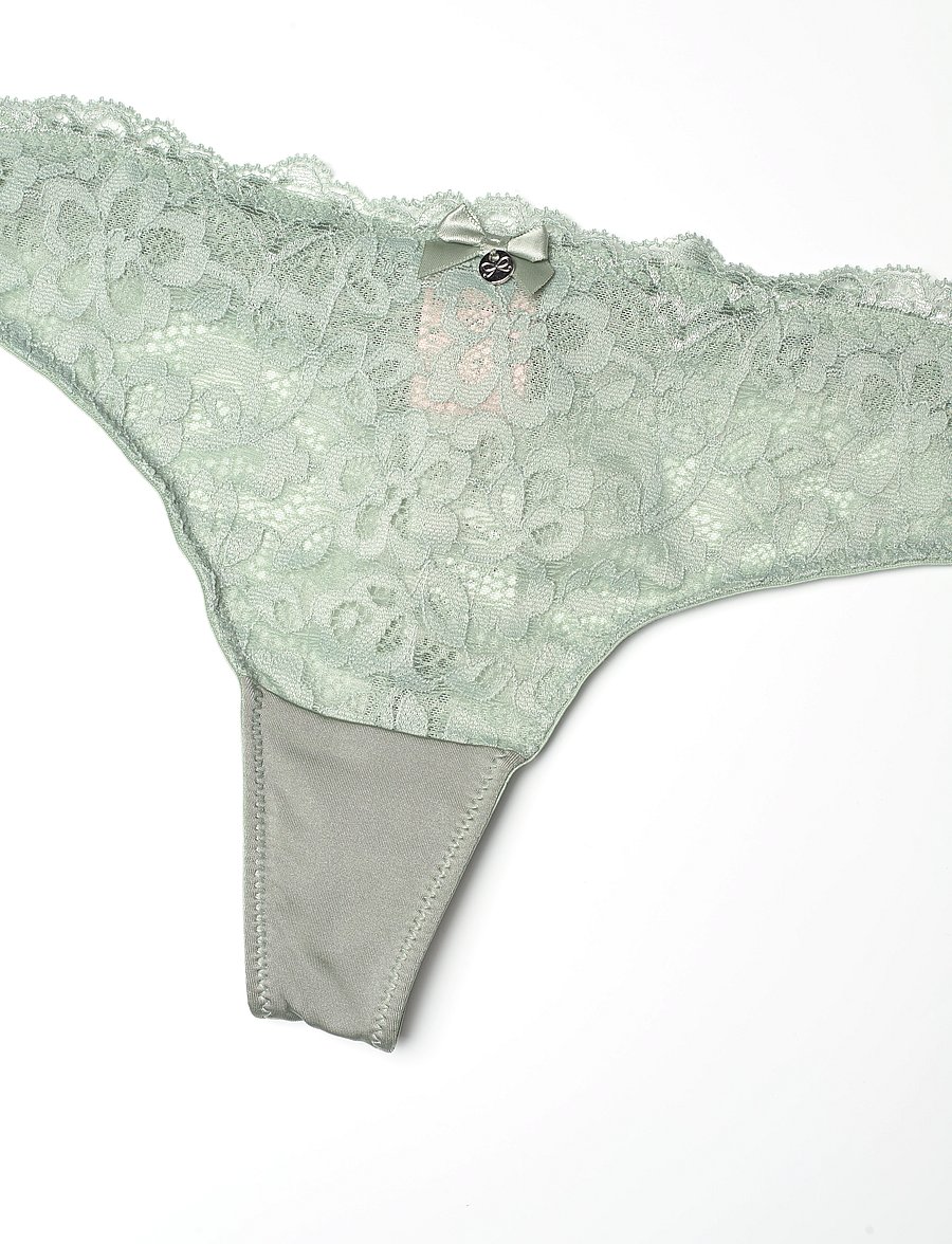 Hunkemöller - Marine Thong - stringid - iceberg green - 5