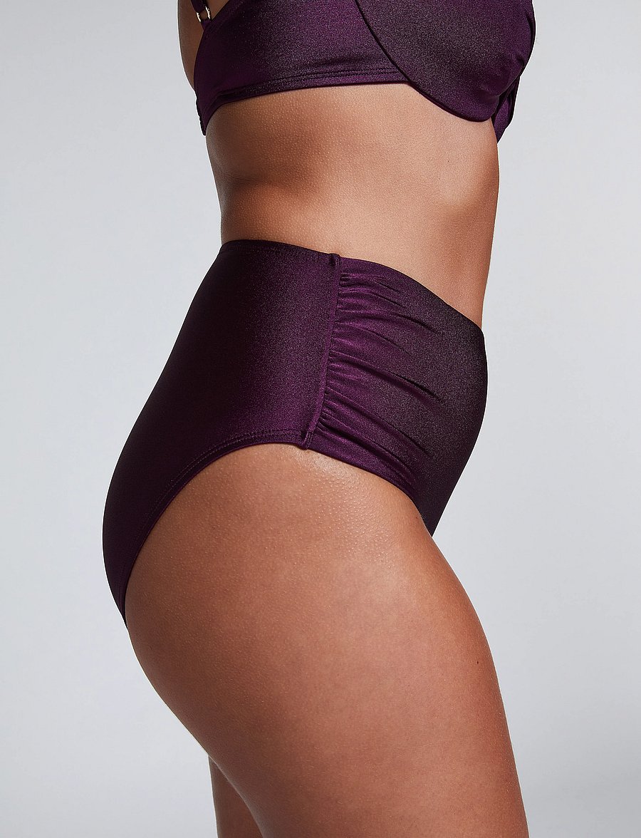 Hunkemöller - Costa Rio Bikini Bottoms - bikinitrosor med hög midja - potent purple - 3