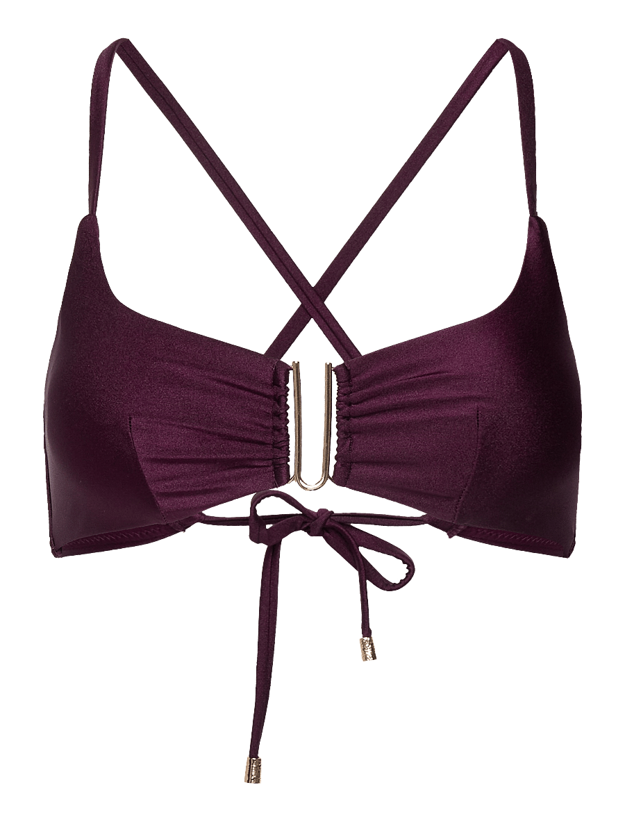 Hunkemöller - Costa Bikini Crop Top - bandeau-bikiinid - potent purple - 0