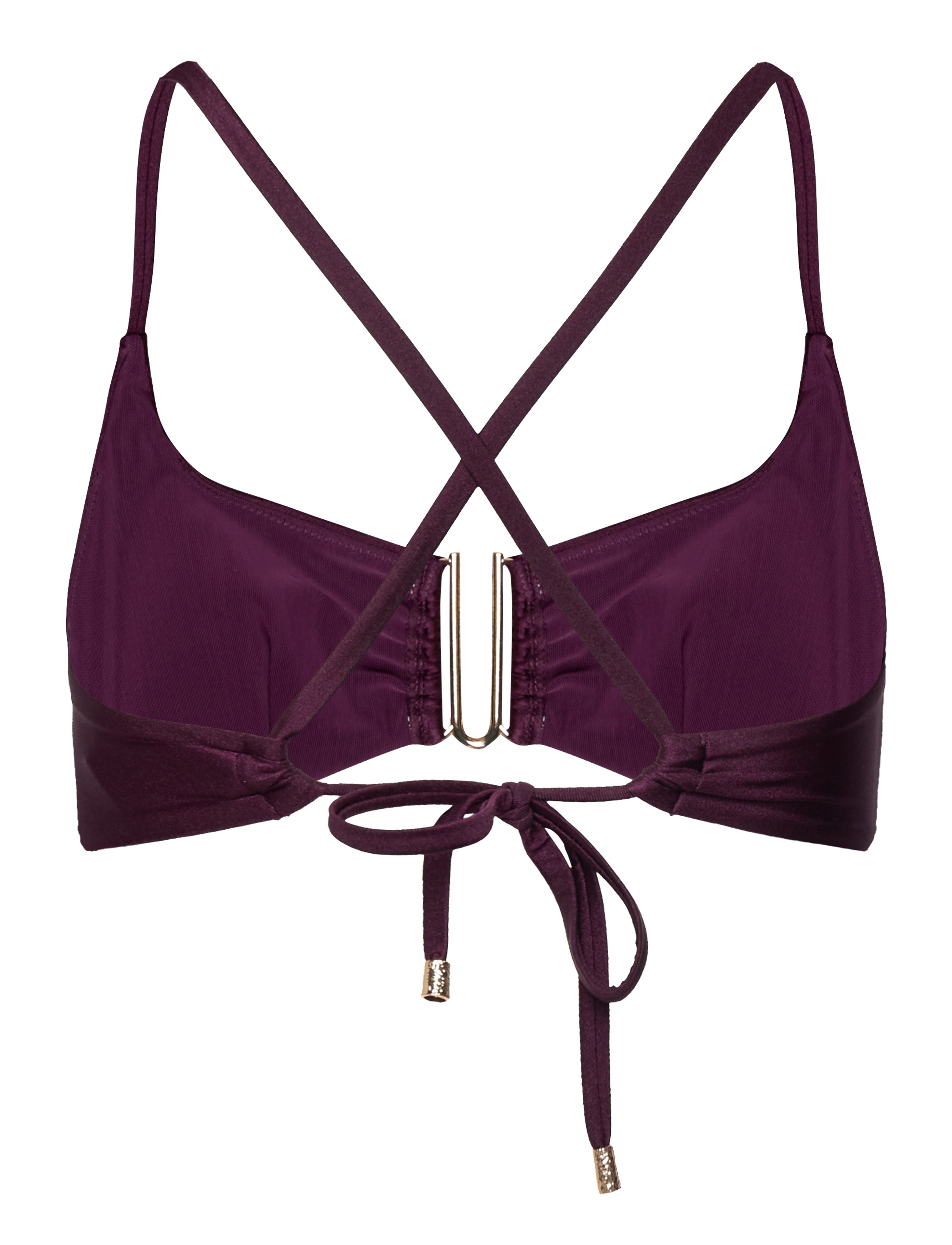 Hunkemöller - Costa Bikini Crop Top - bandeau-bikini-oberteile - potent purple - 1