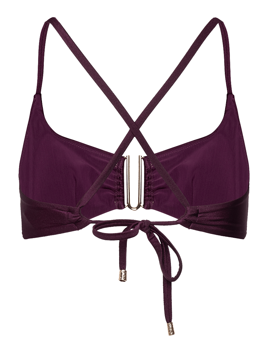 Hunkemöller - Costa Bikini Crop Top - bandeau-bikiinid - potent purple - 1