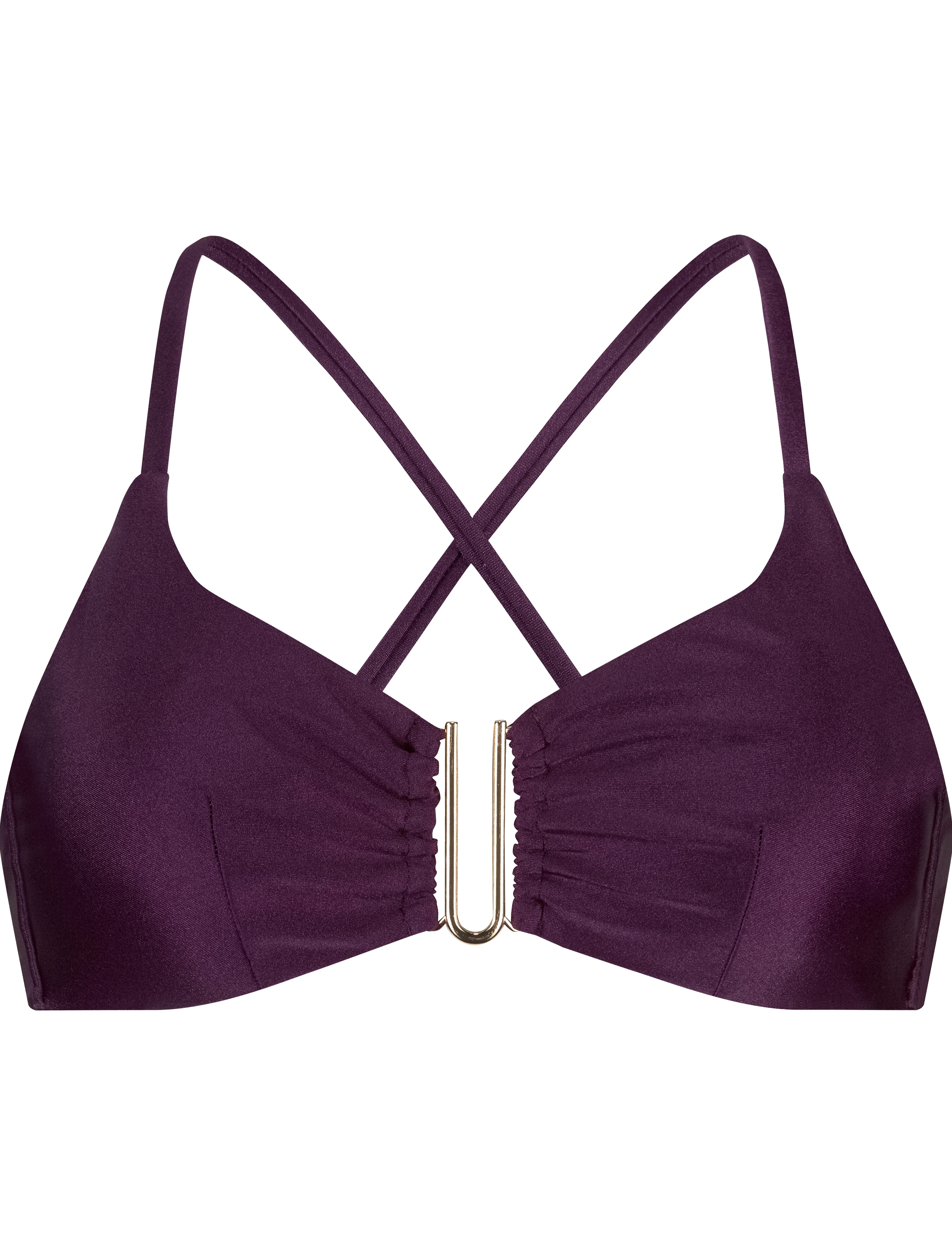 Hunkemöller - Costa Bikini Crop Top - bandeau-bikini-oberteile - potent purple - 2