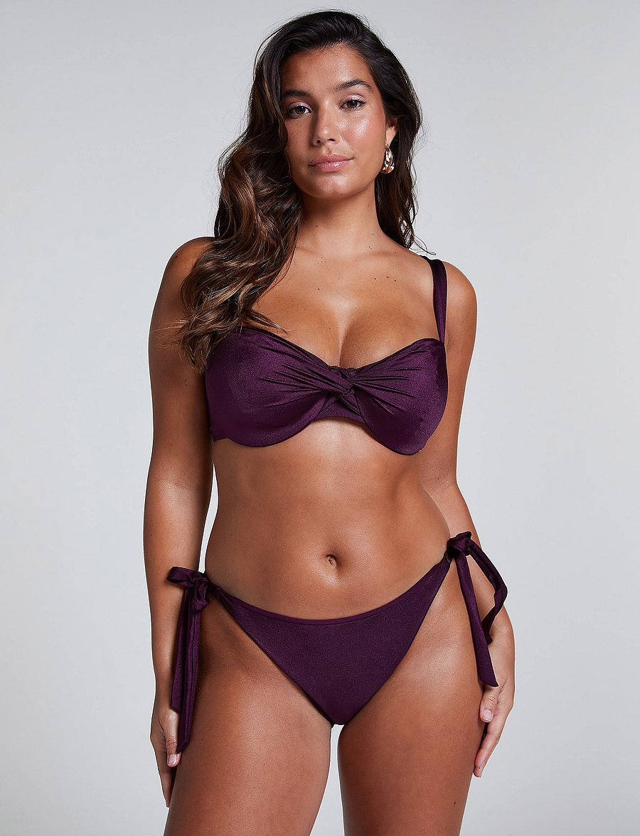 Hunkemöller - Costa Bikini Bottoms - küljelt seotavad bikiinid - potent purple - 0