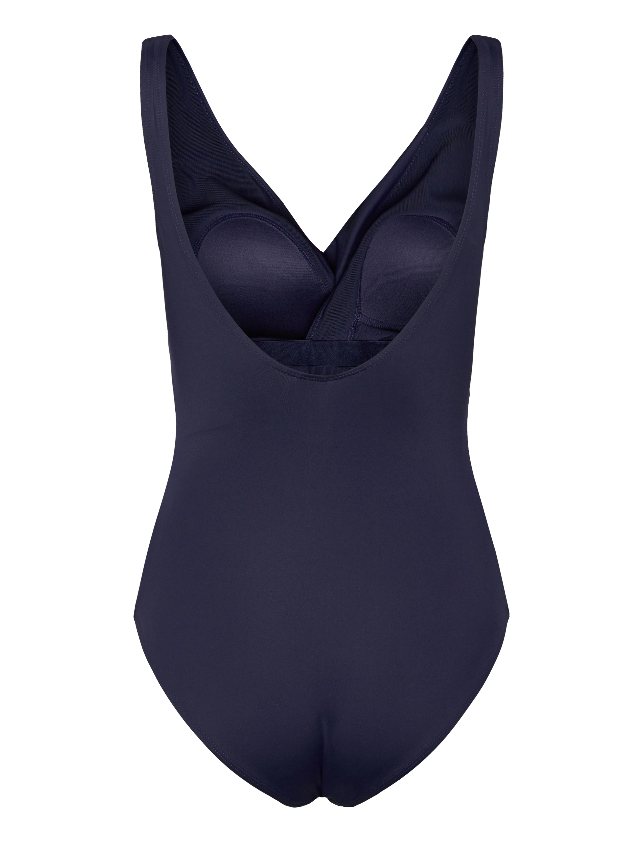 Hunkemöller - Shaping Shell Mesh Swimsuit - baddräkter - evening blue - 2