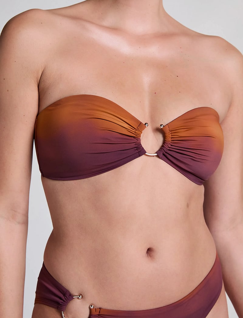 Hunkemöller - JANIERO BANDEAU - bandeau-bikini-oberteile - winetasting - 4