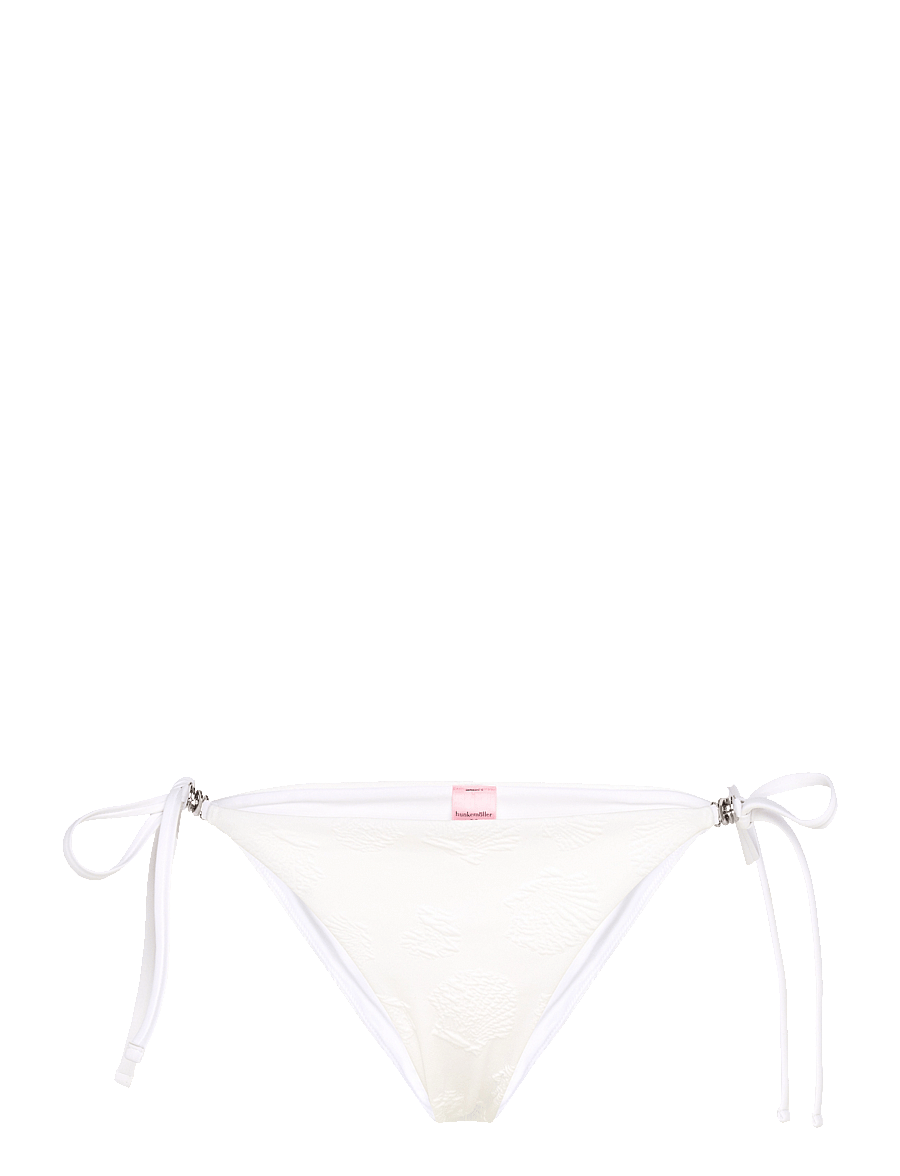 Hunkemöller - Seashell Cheeky Triangle Bottom - side tie bikinier - bright white - 1