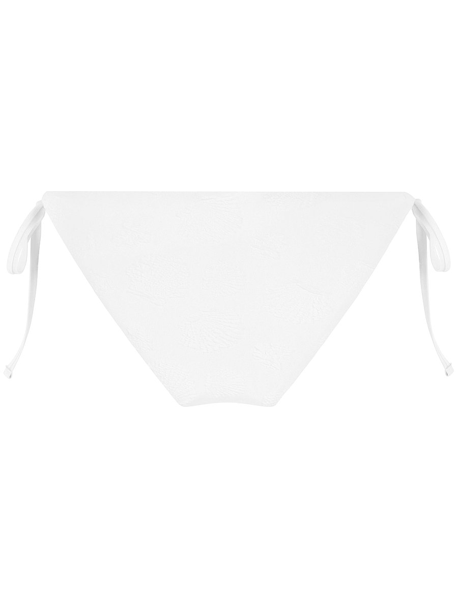Hunkemöller - Seashell Cheeky Triangle Bottom - side tie bikinier - bright white - 0