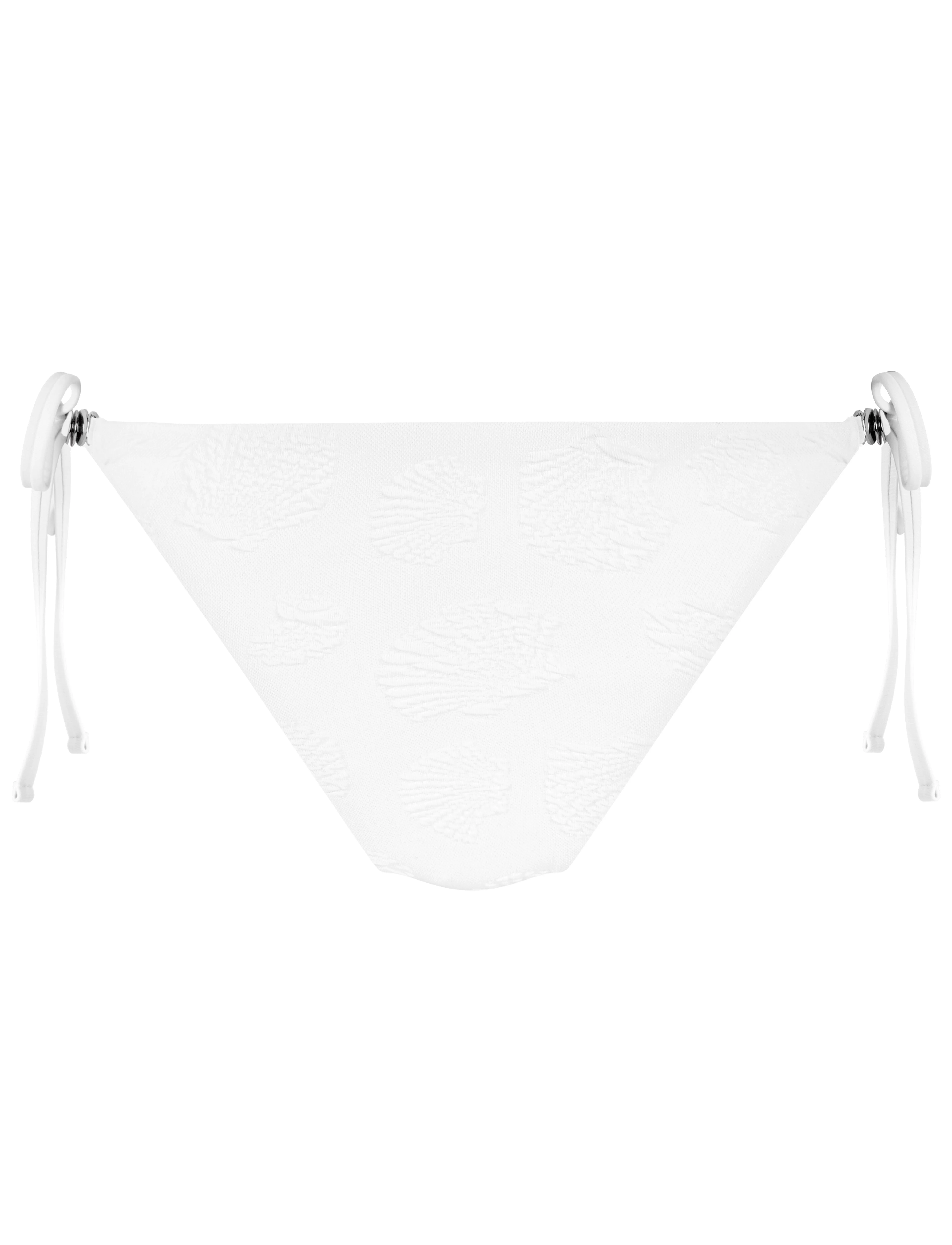 Hunkemöller - Seashell Cheeky Triangle Bottom - bikinis mit seitenbändern - bright white - 3