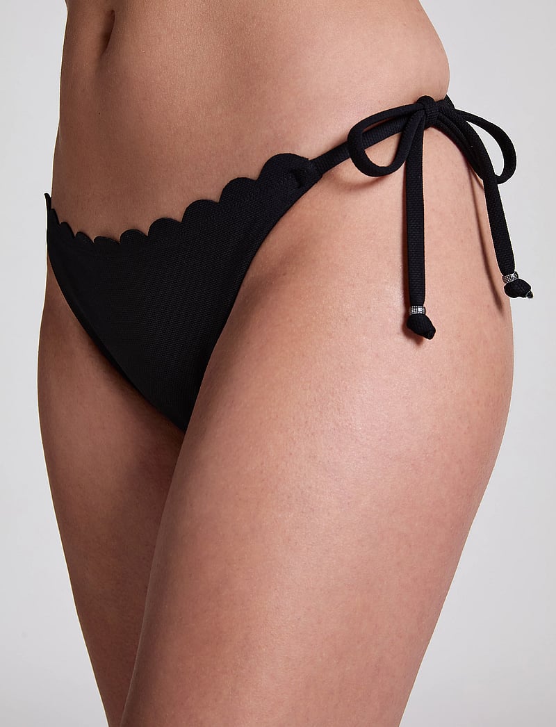 Hunkemöller - SCALLOP CHEEKY T - küljele seotavad bikiinid - caviar - 3