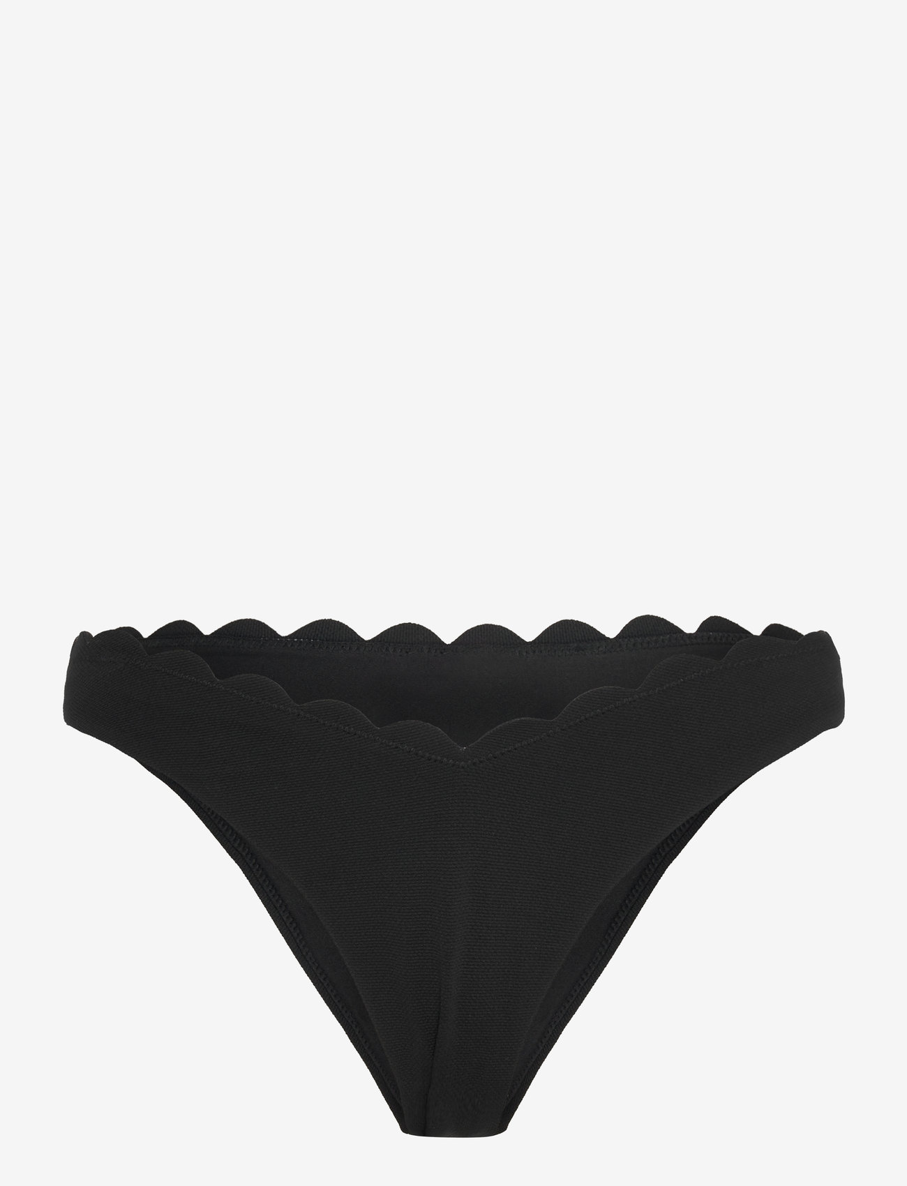 Hunkemöller - SCALLOP HIGH LEG R - bikinibriefs - caviar - 1