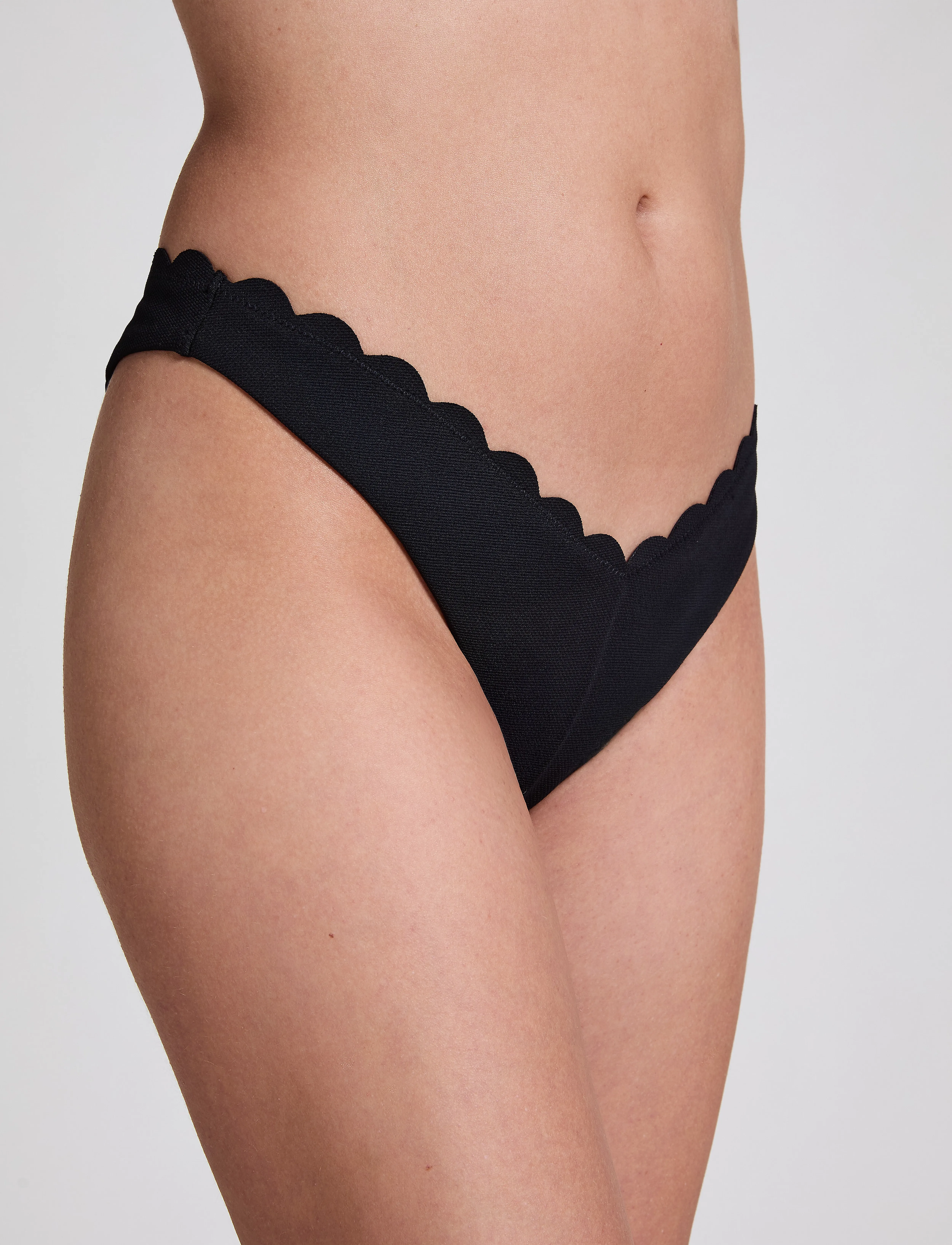 Hunkemöller - SCALLOP HIGH LEG R - caviar - 3