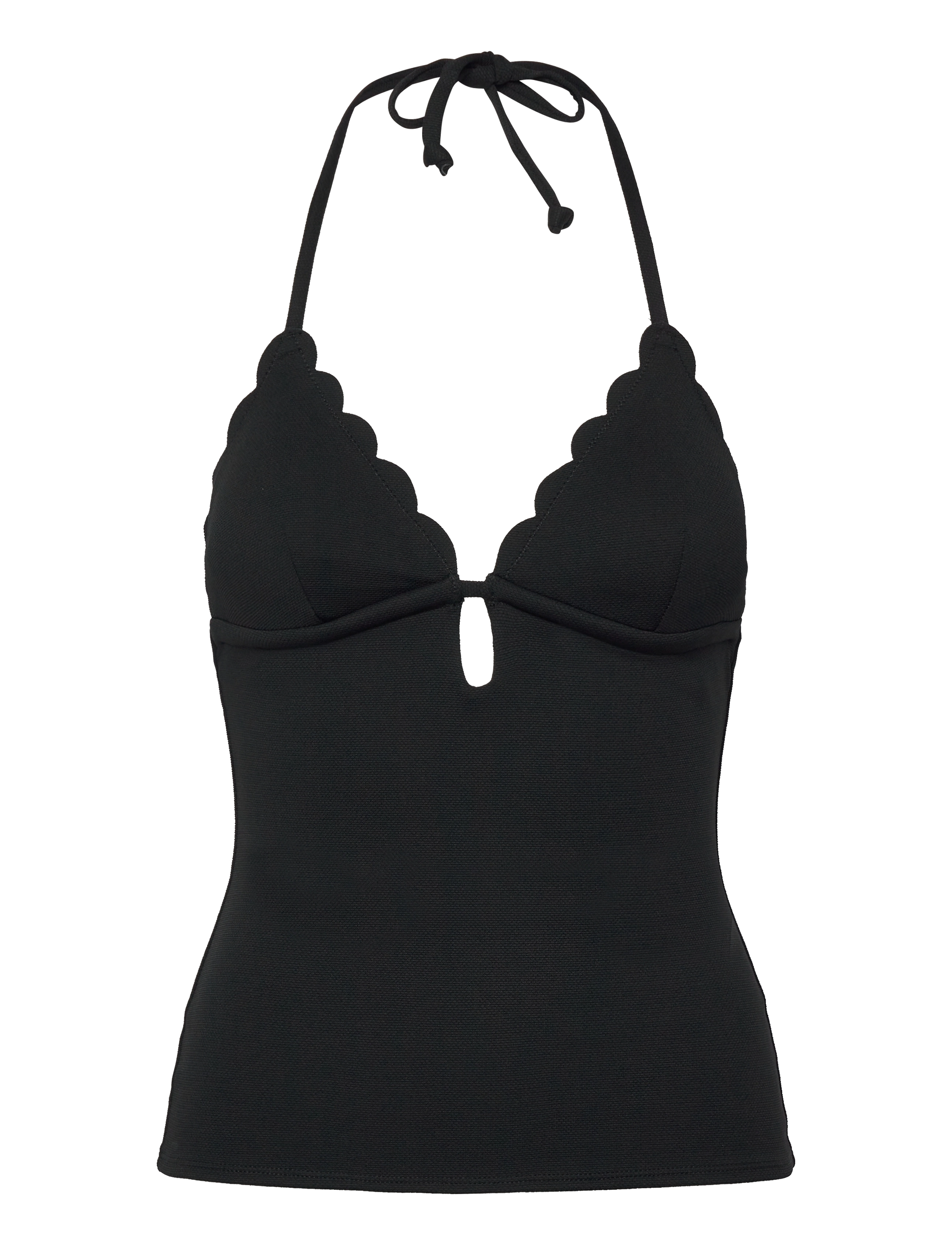 HUNKEMÖLLER Scallop Shaping Tankini Schwarz - S - Damen