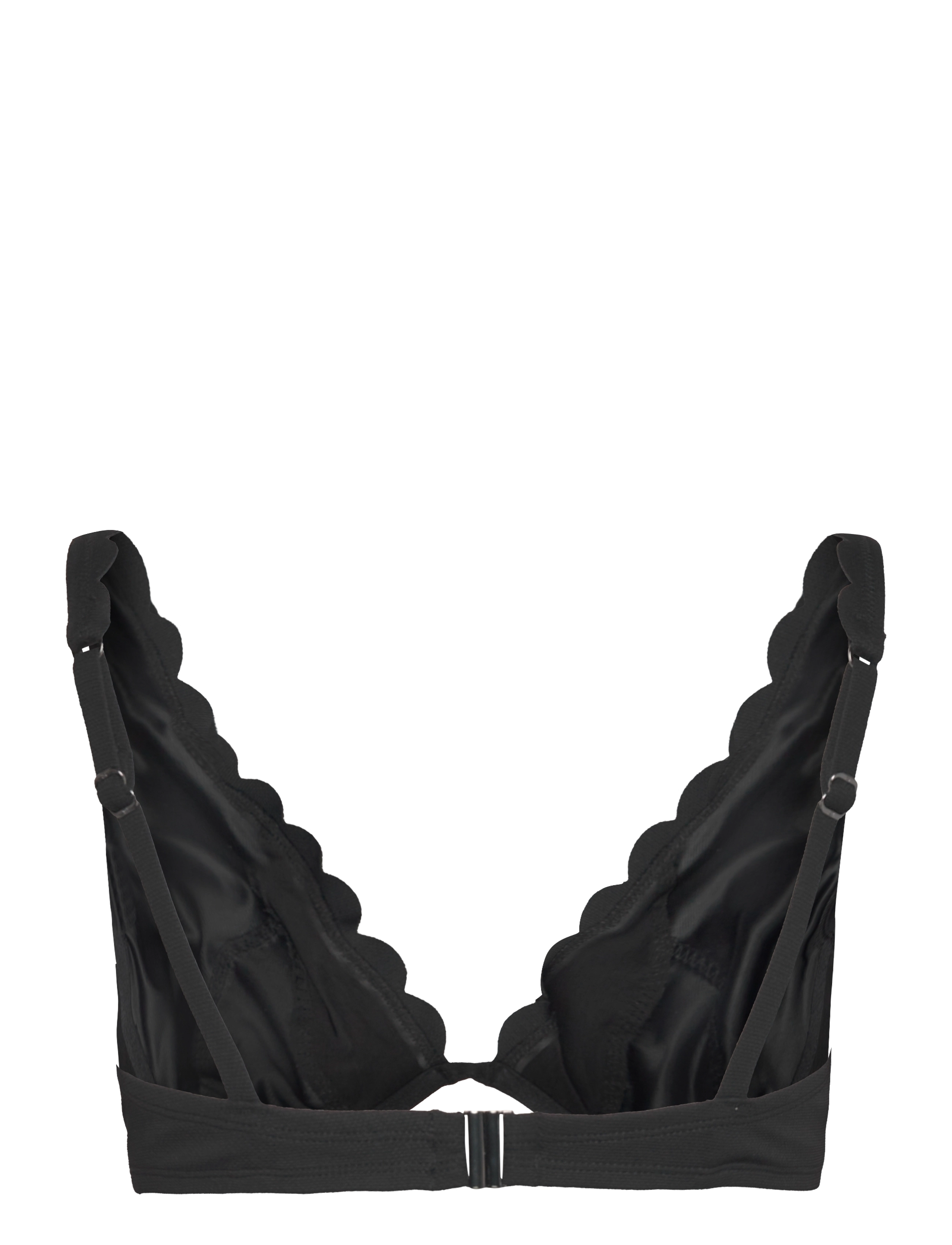 Hunkemöller - SCALLOP UP - tugitraadiga bikiinide ülaosad - caviar - 2